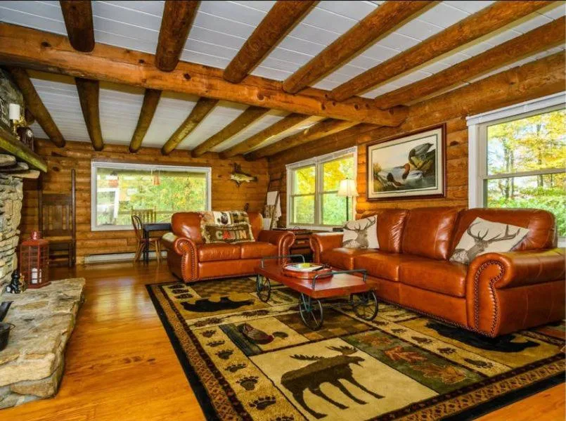 Living room in Eagle's Rest Lodge