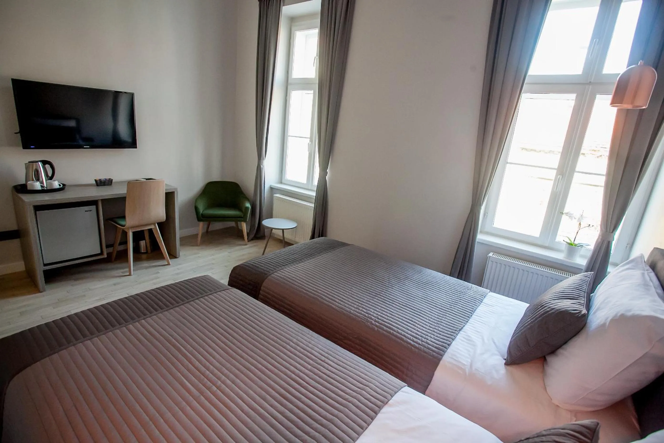 Bed in Zagreb City Vibe Apartments & Rooms