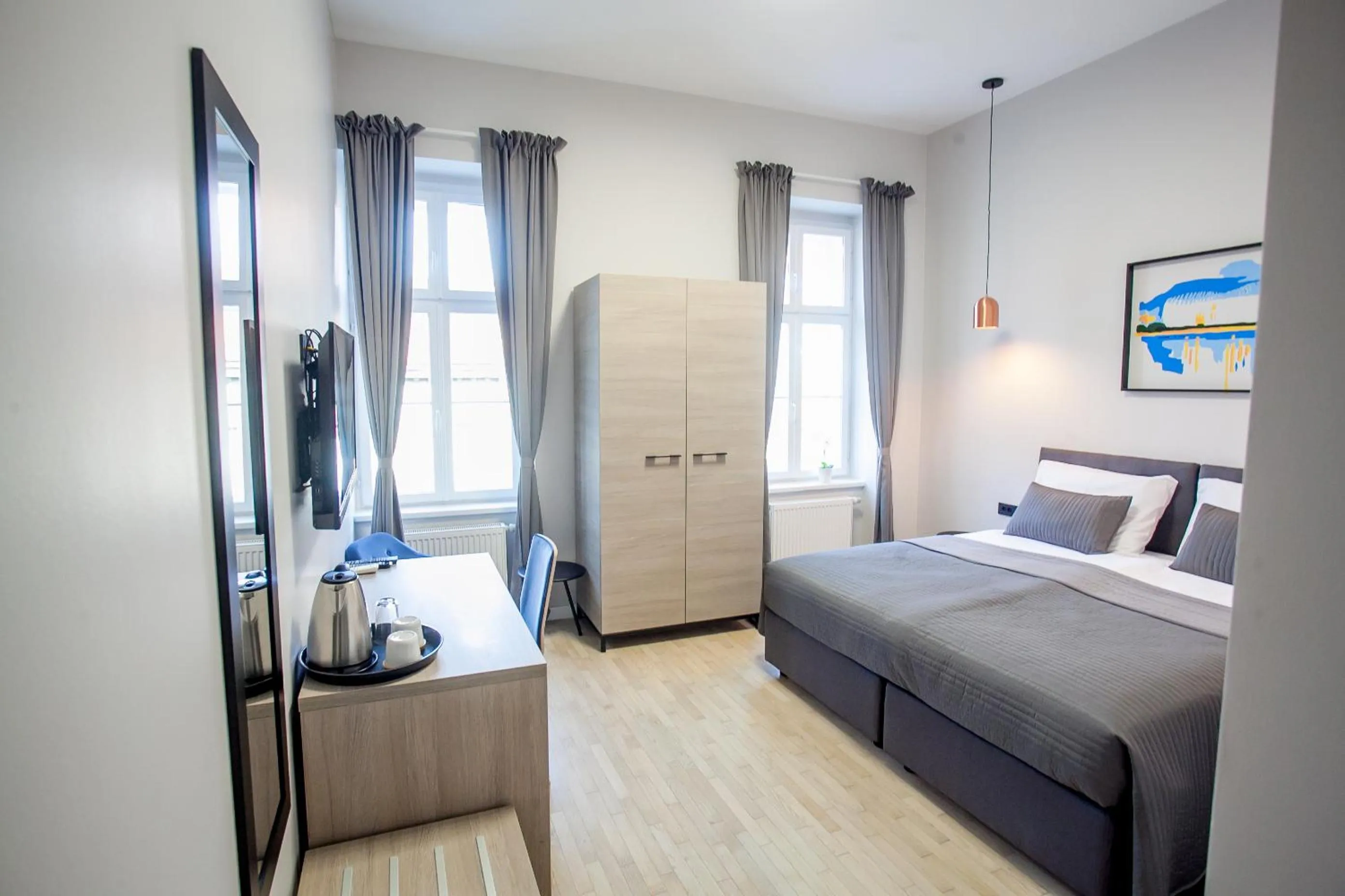 Bed in Zagreb City Vibe Apartments & Rooms