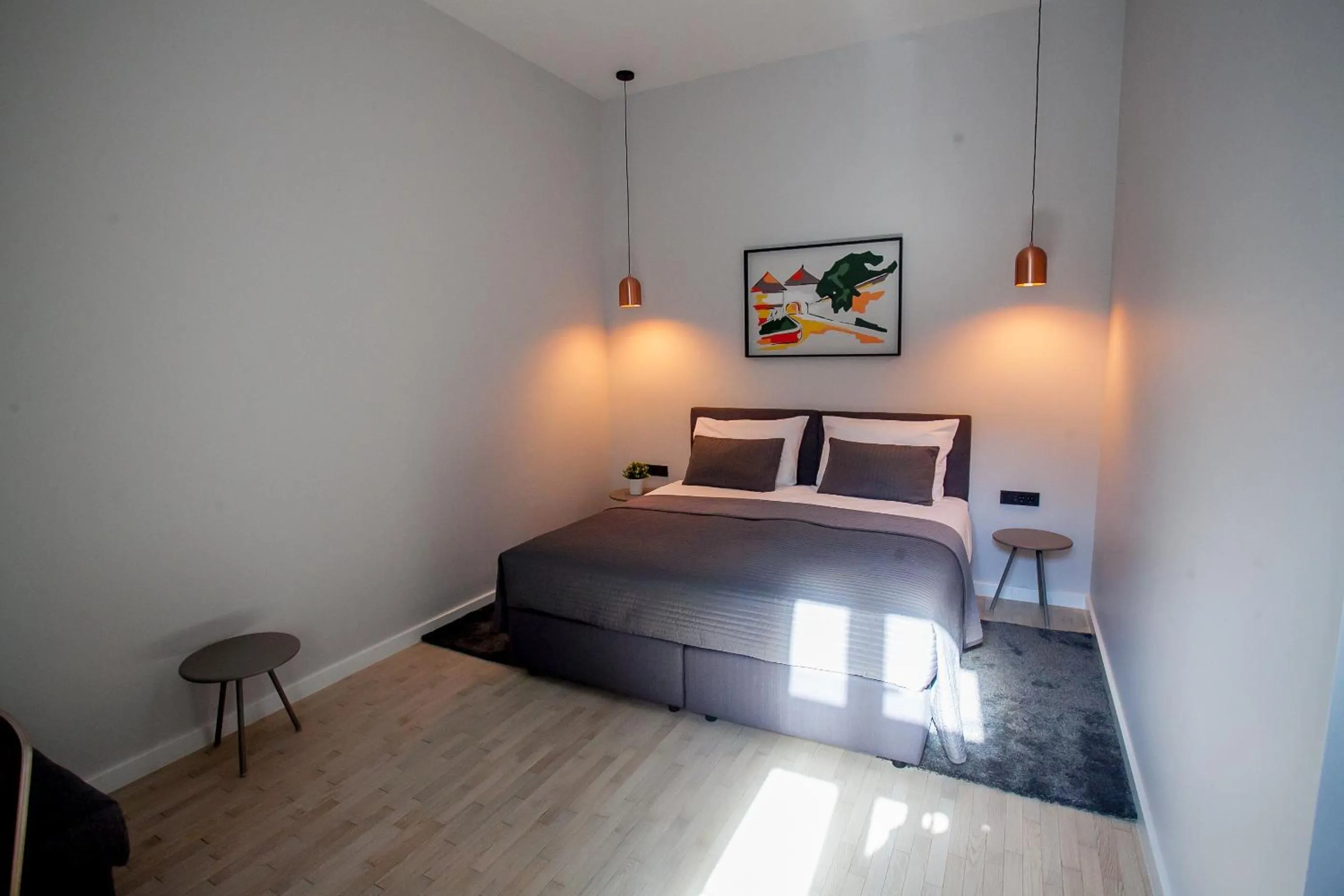 Bed in Zagreb City Vibe Apartments & Rooms