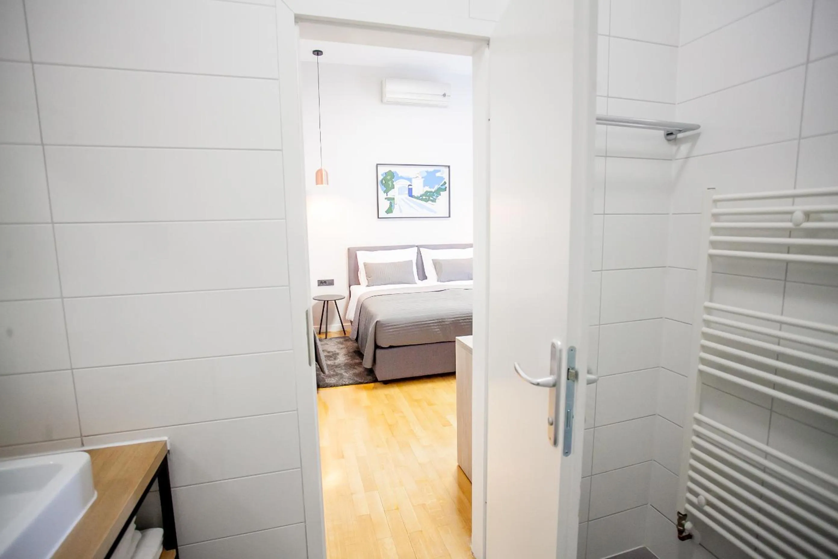 Bed in Zagreb City Vibe Apartments & Rooms