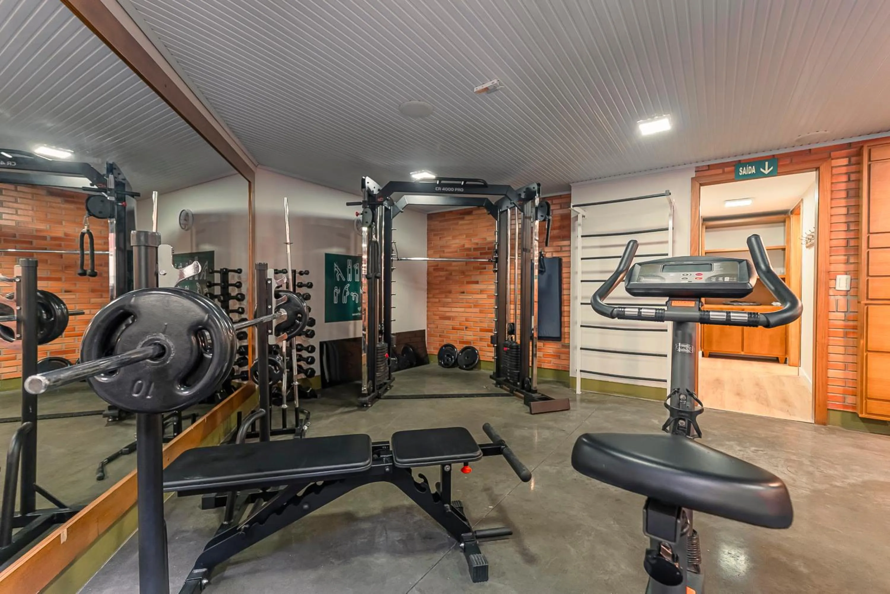 Fitness centre/facilities in Hotel Laghetto Gramado
