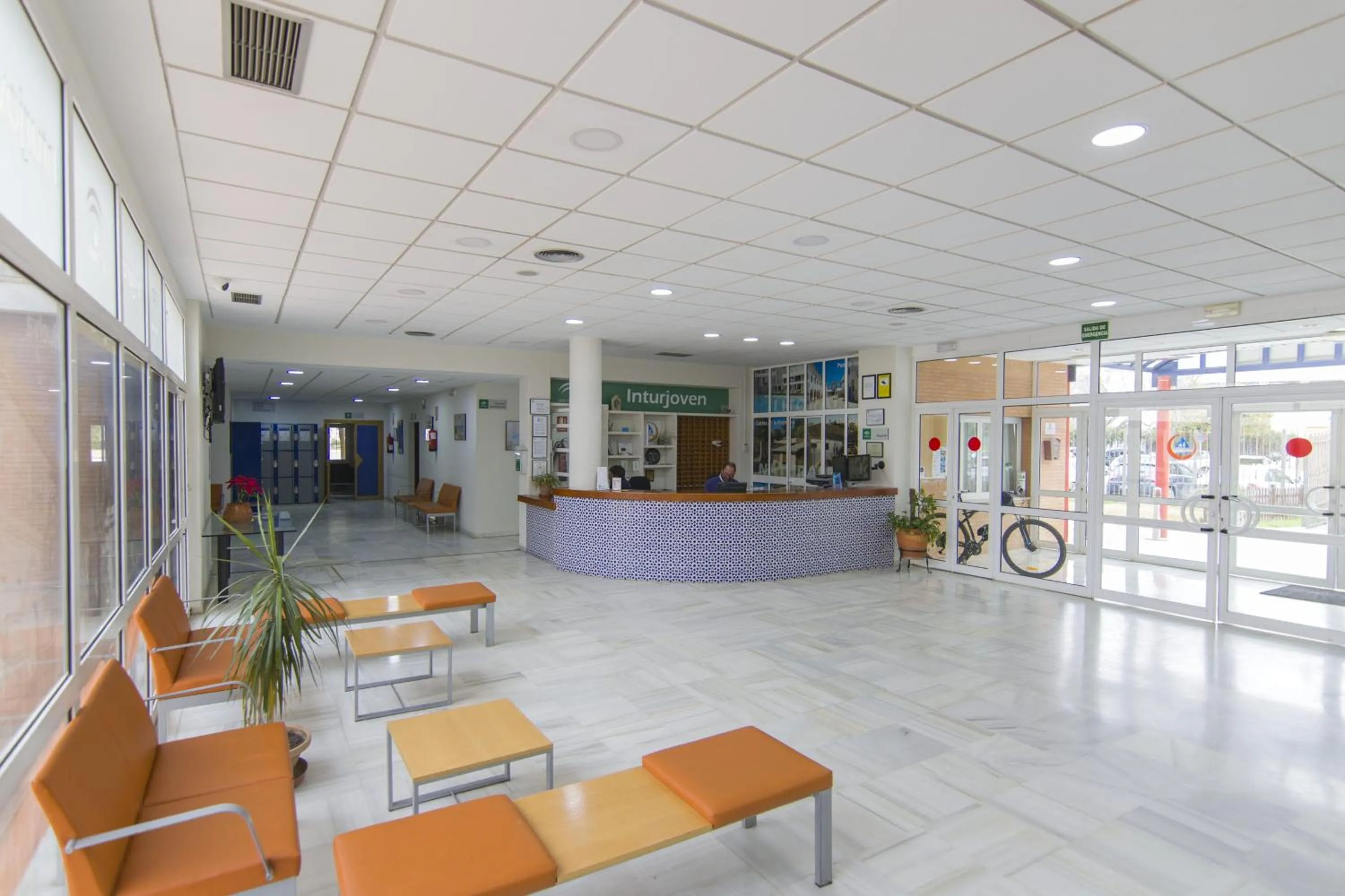 Lobby or reception in Albergue Inturjoven Sevilla