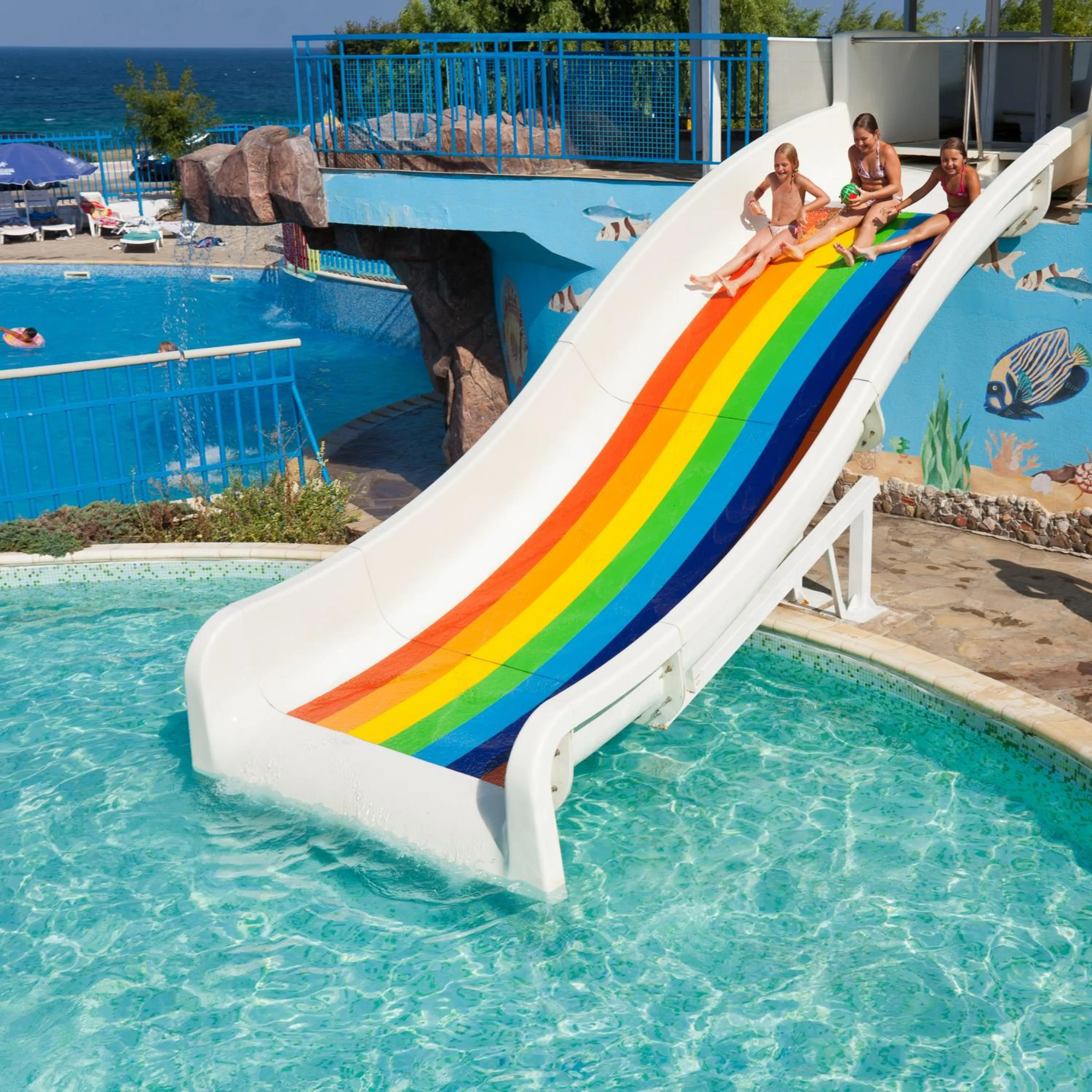 Swimming pool in Hotel Perla Beach Club - All Inclusive