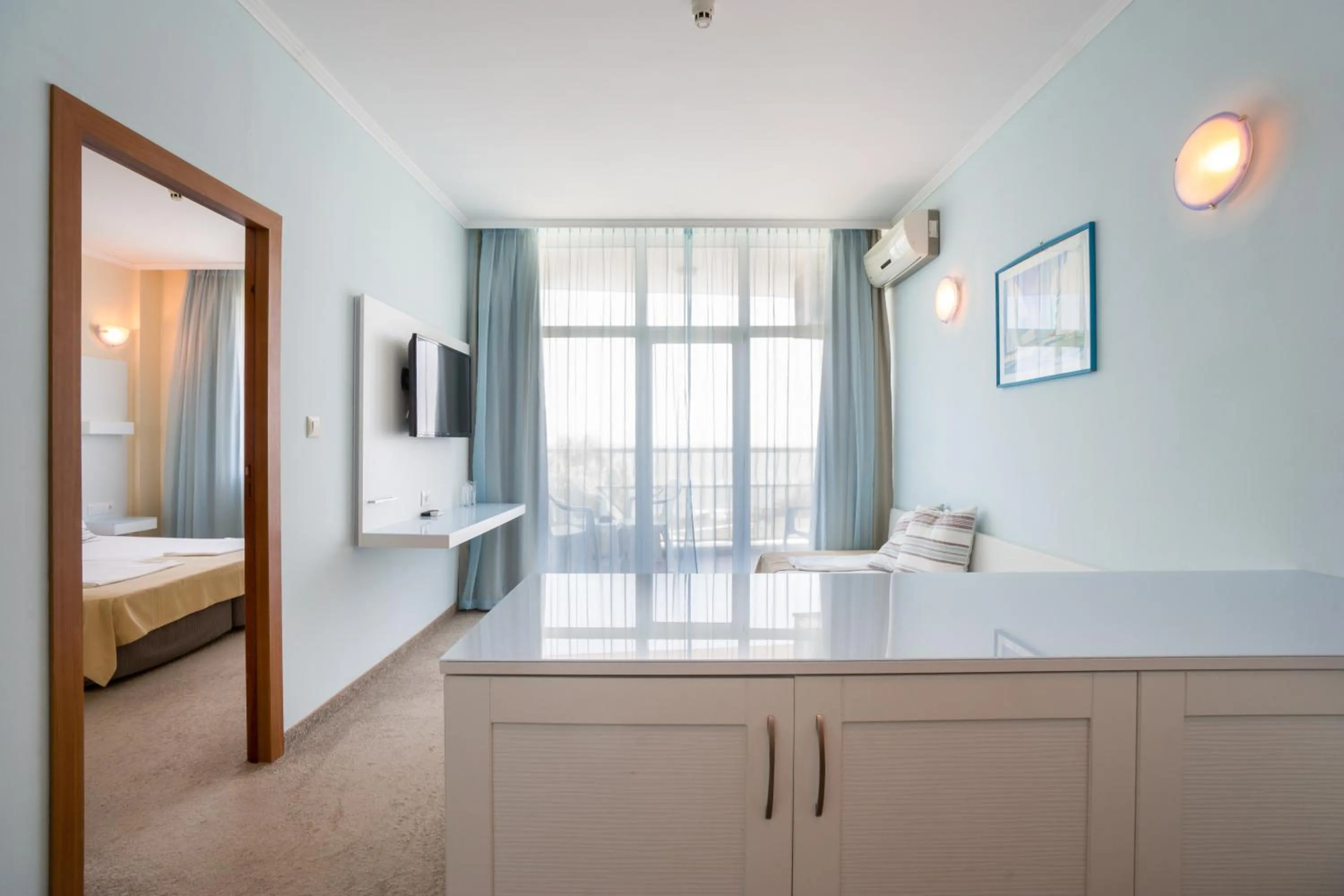 Photo of the whole room, Bed in Hotel Perla Beach Club - All Inclusive