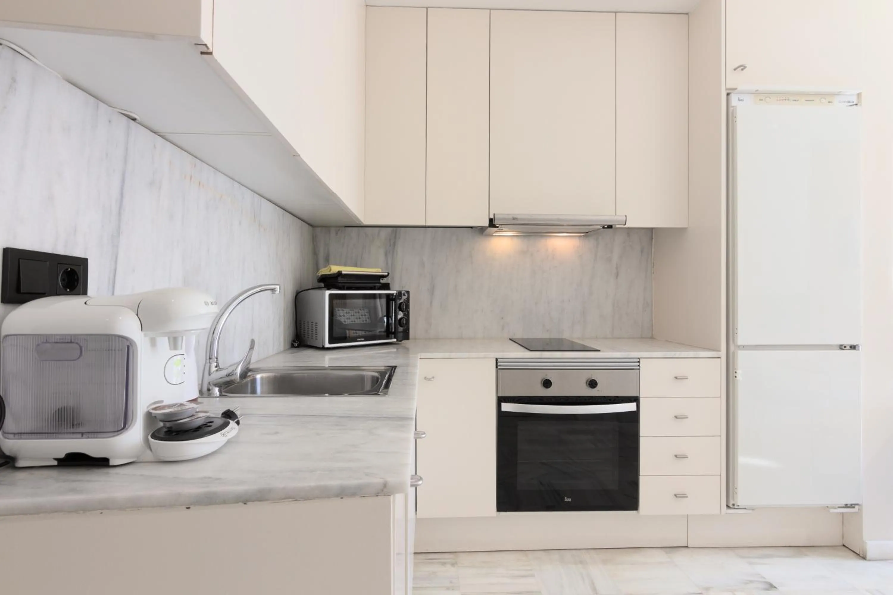 Kitchen or kitchenette in Hotel La Milagrosa