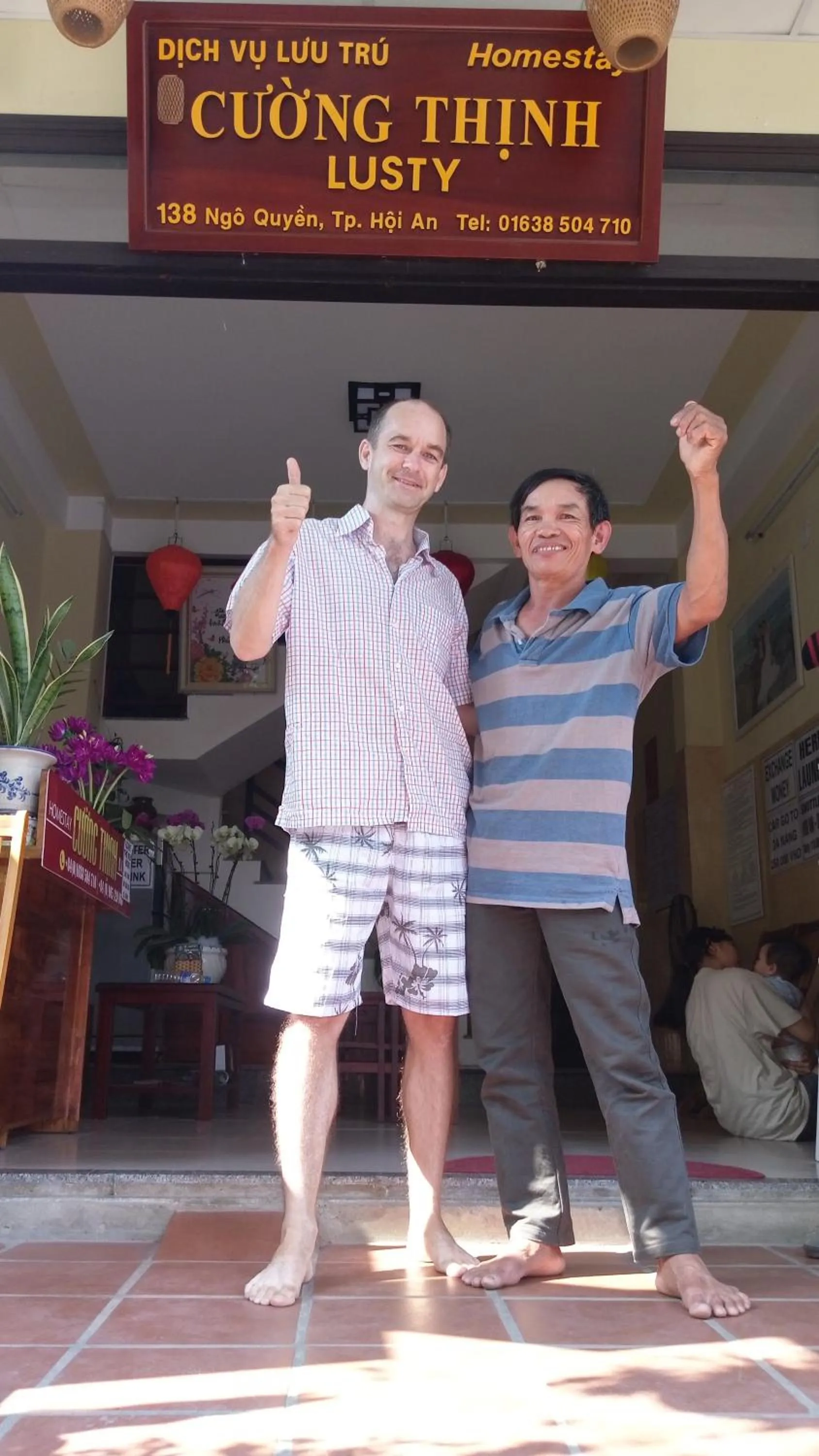 People in Cuong Thinh Homestay