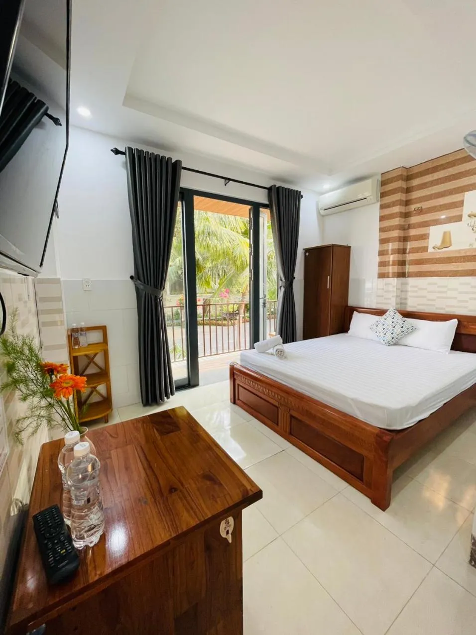 Bed in Cuong Thinh Homestay