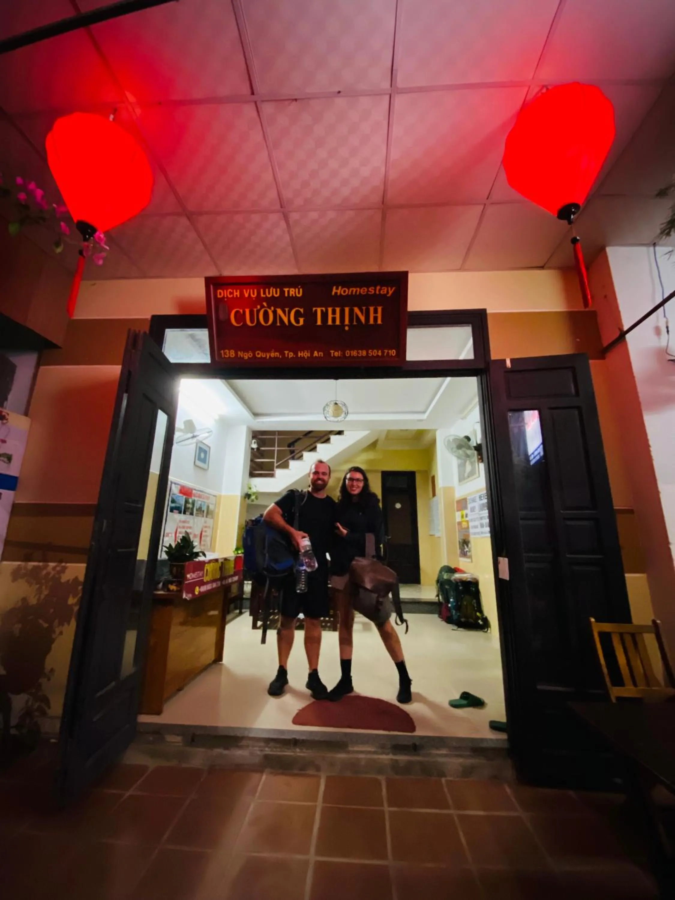 group of guests in Cuong Thinh Homestay