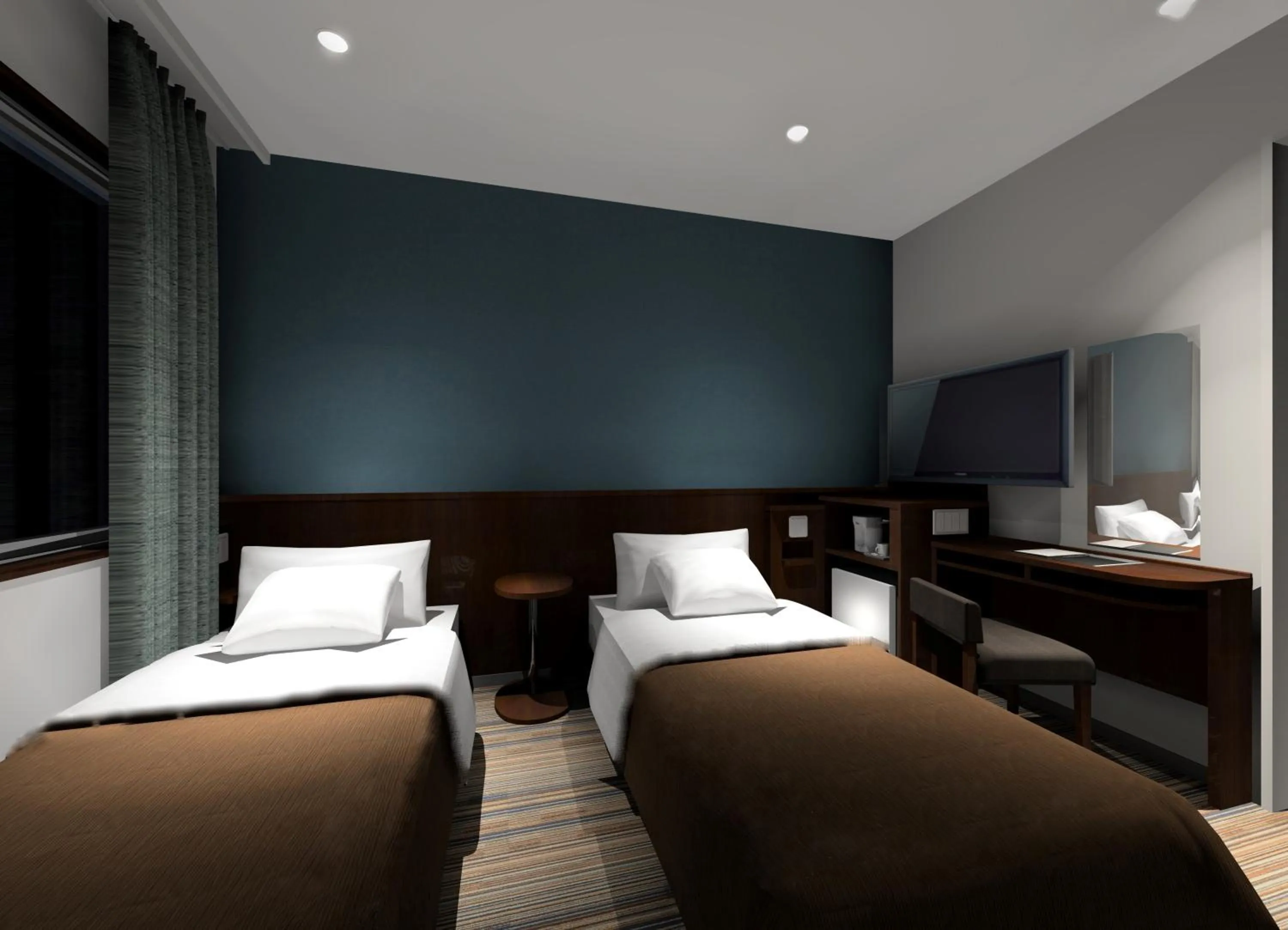 Bed in Urbain Tokyo Ueno Kitasenju