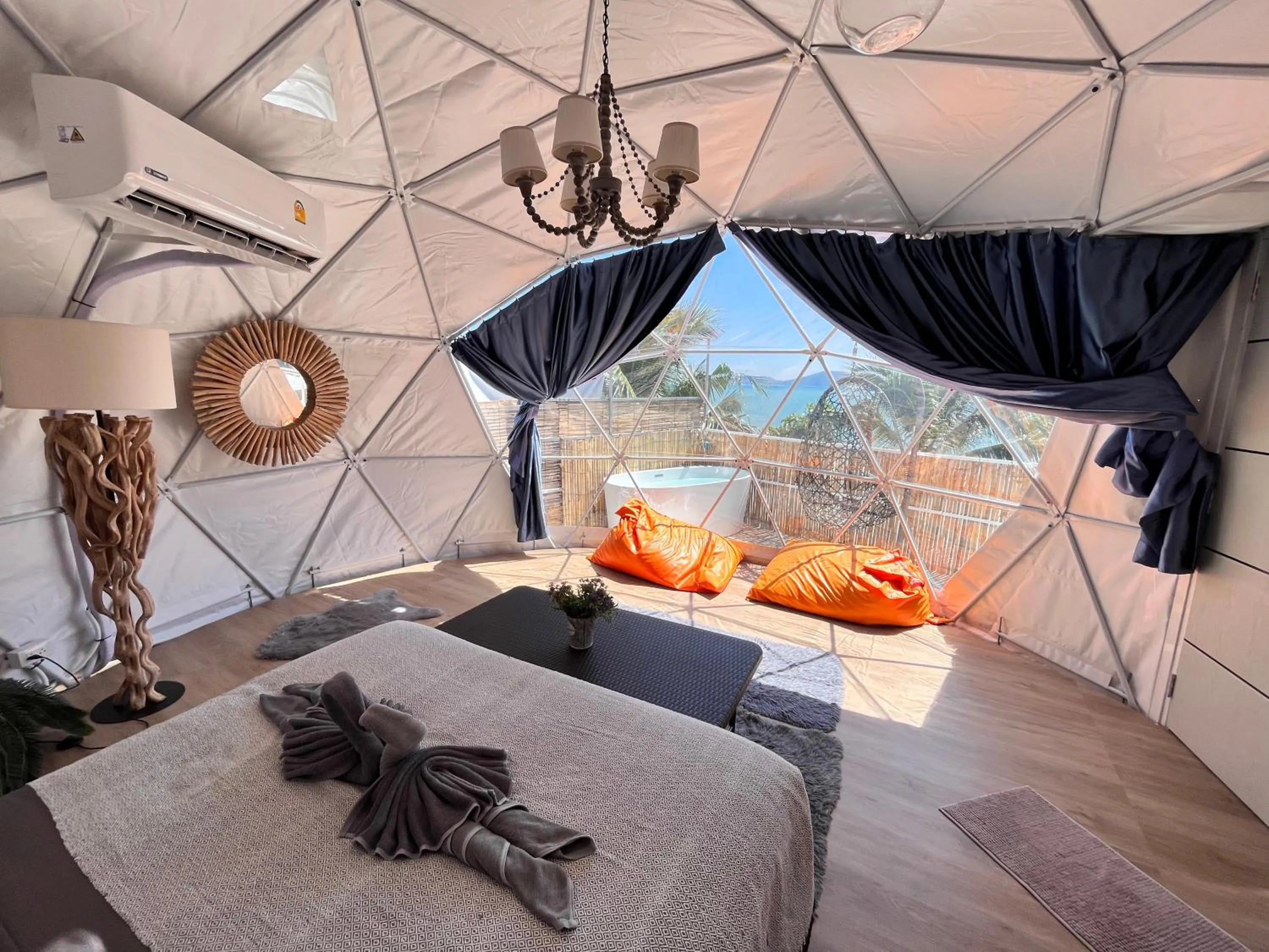 Sea view, Bed in Phuket Signature Glamping
