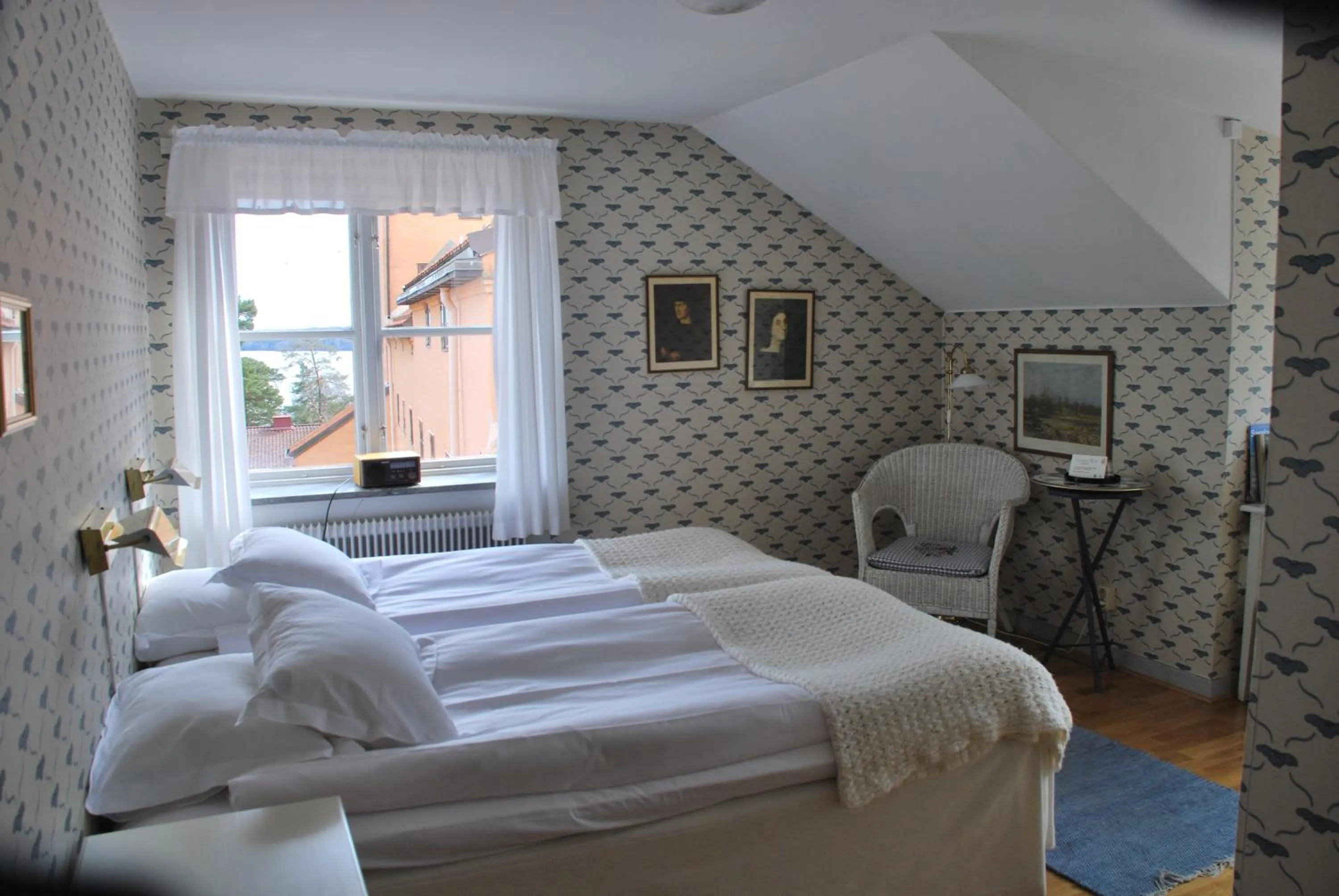 Bed in Sigtunastiftelsen Hotell & Konferens