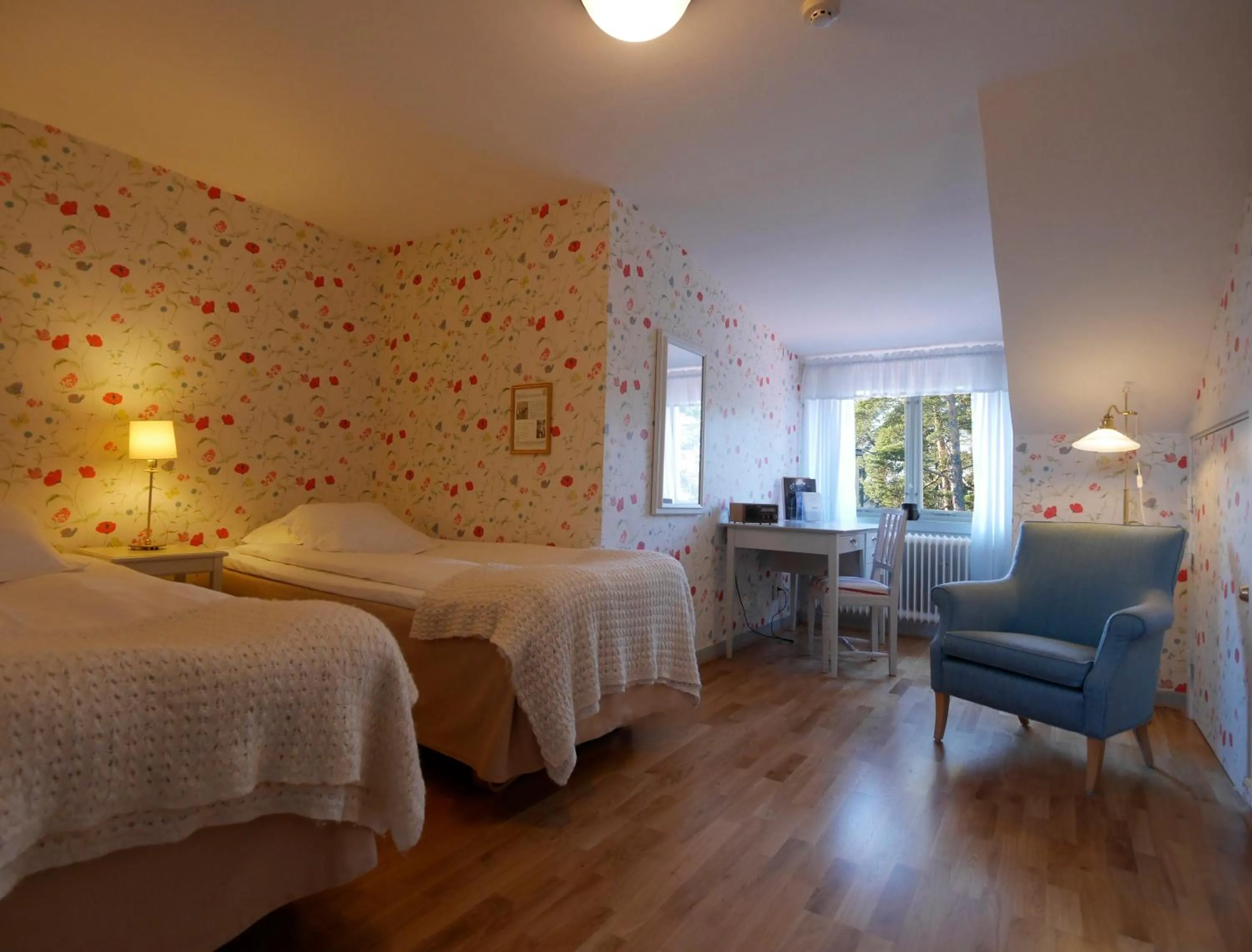 Bed in Sigtunastiftelsen Hotell & Konferens