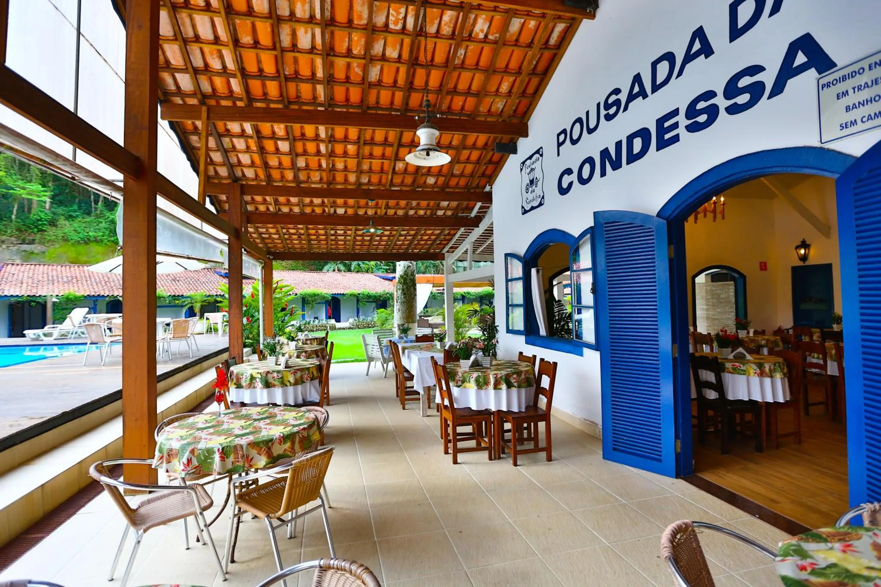 Restaurant/places to eat in Pousada da Condessa
