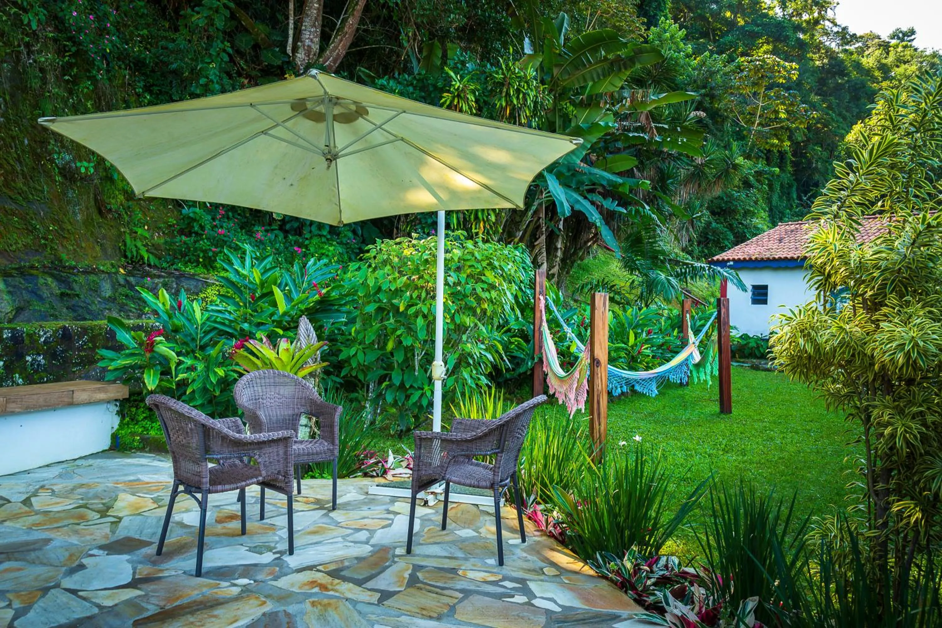 Seating area in Pousada da Condessa
