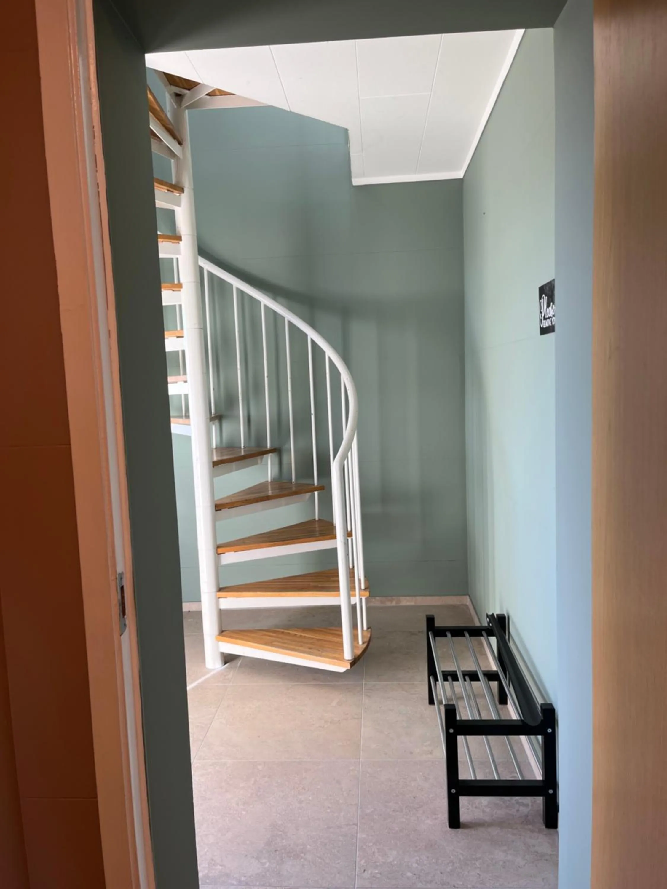 Facade/entrance in Guesthouse Hvammur by the Harbour