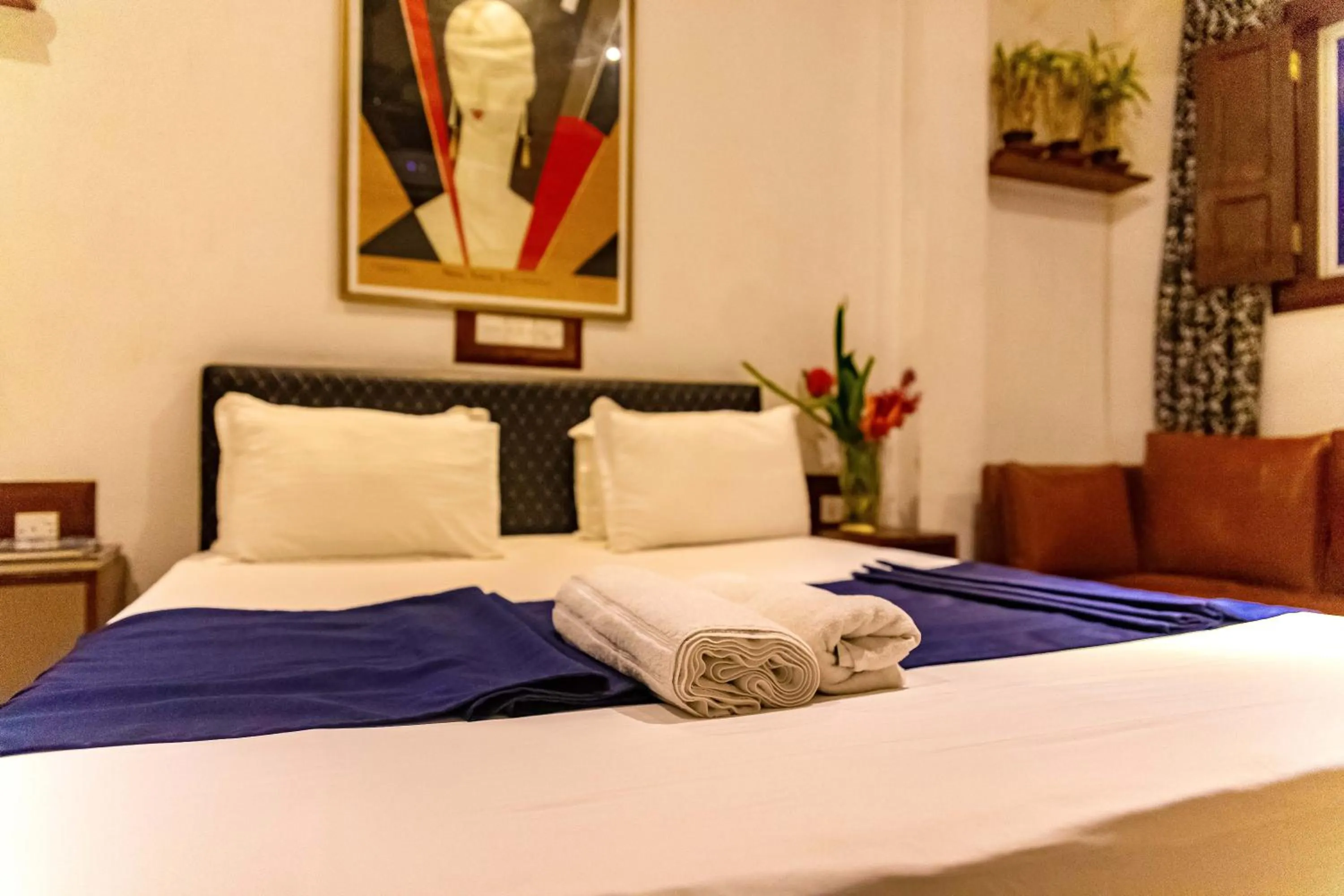 Bed in Villa Surf Beach