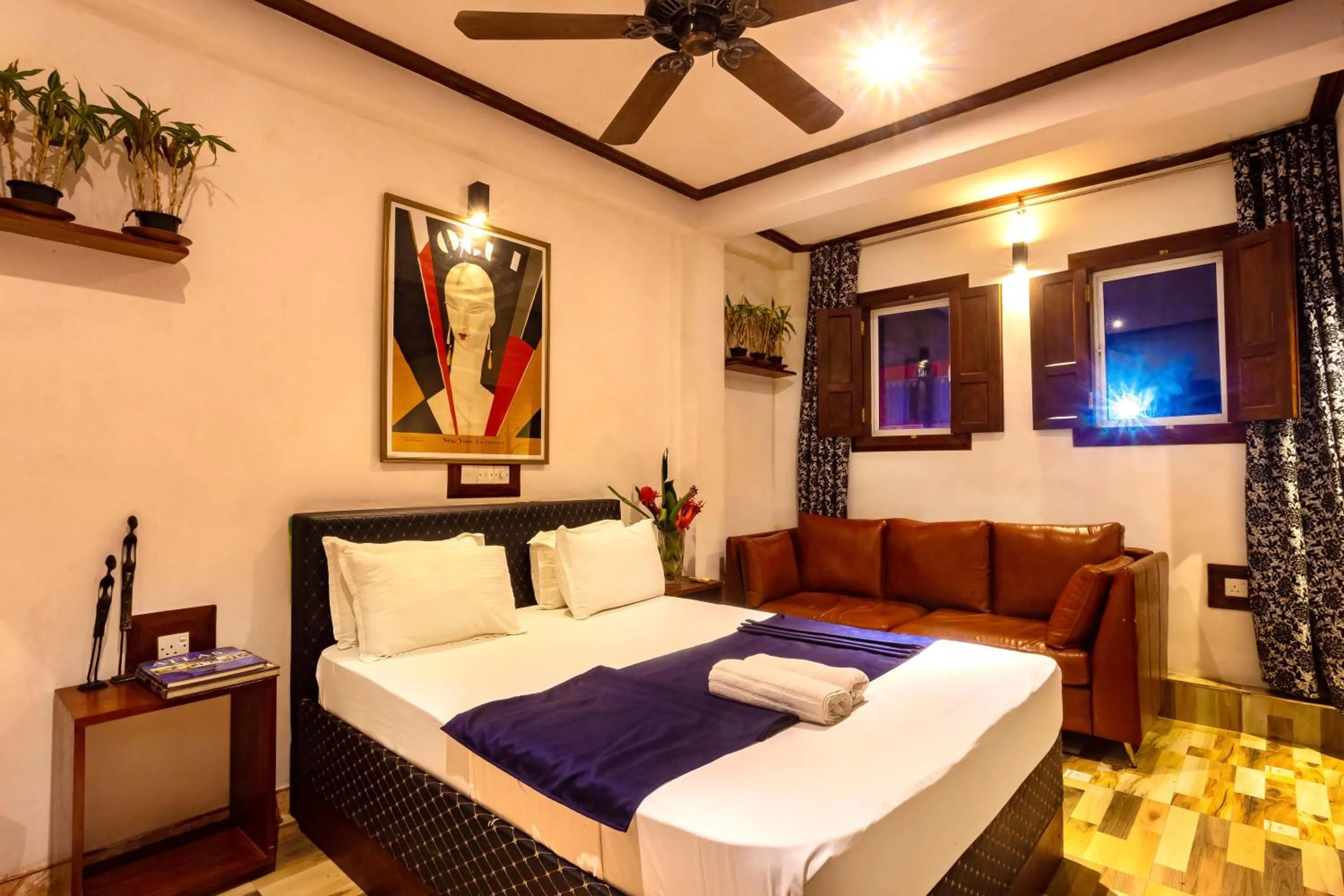 Bed in Villa Surf Beach