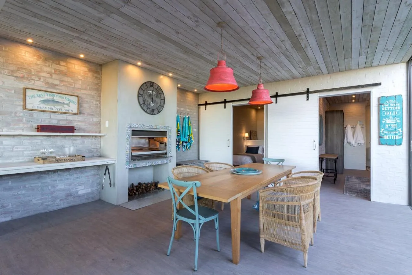 Dining area in The Quarter Deck