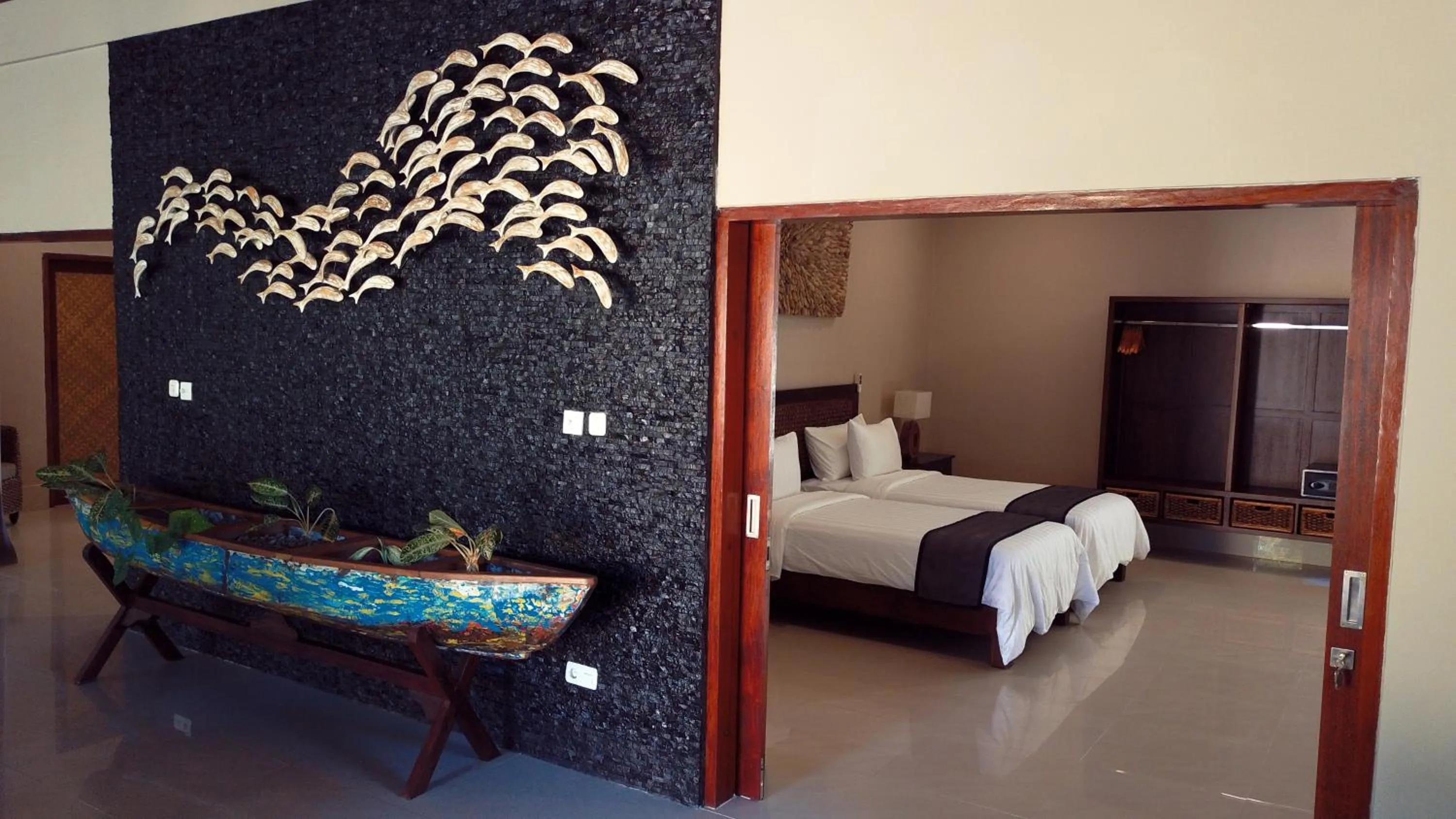 Bedroom, Bed in Gili Palms Villas