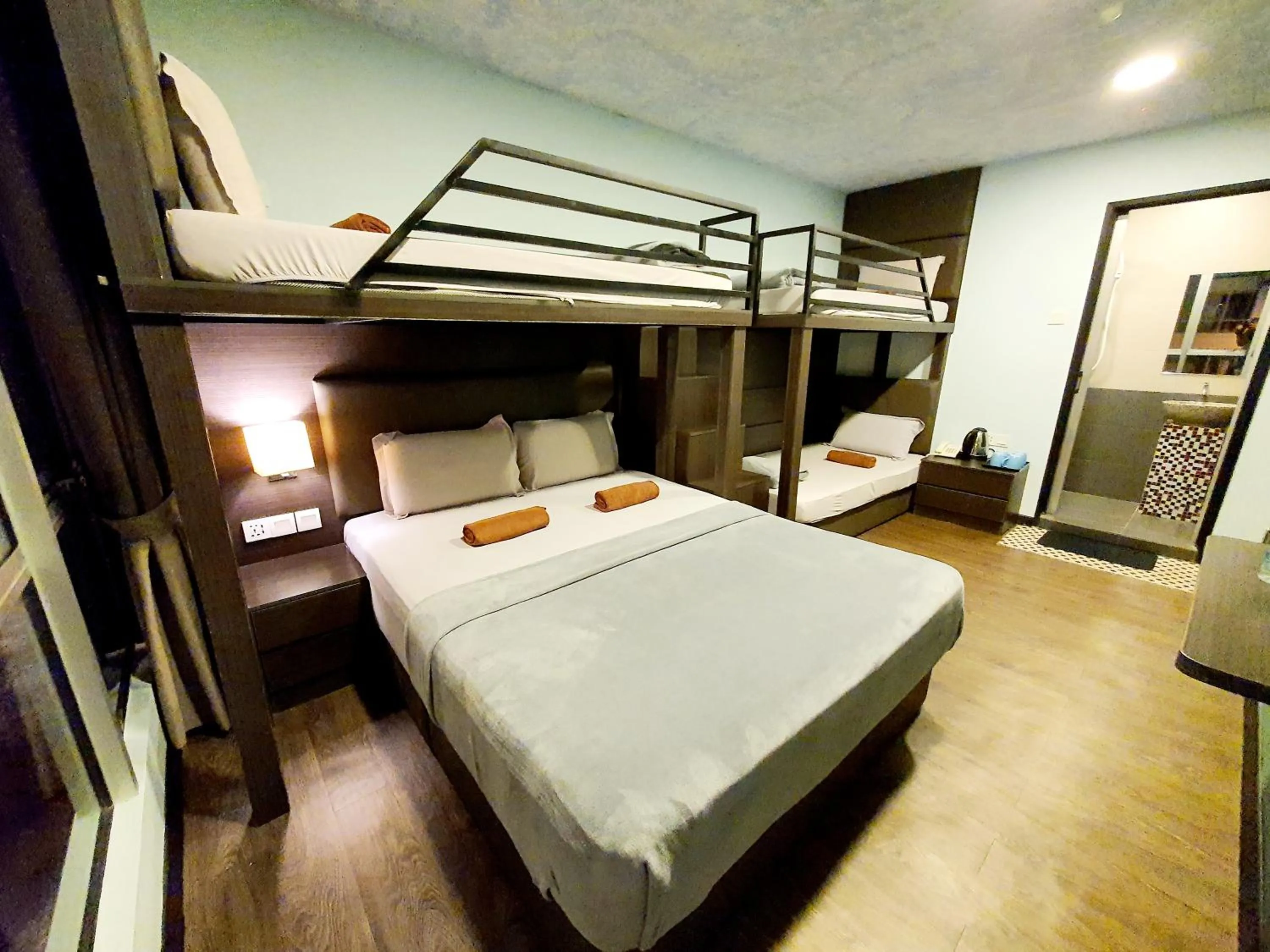 Bed in Cute Hotel & Dorms Ipoh