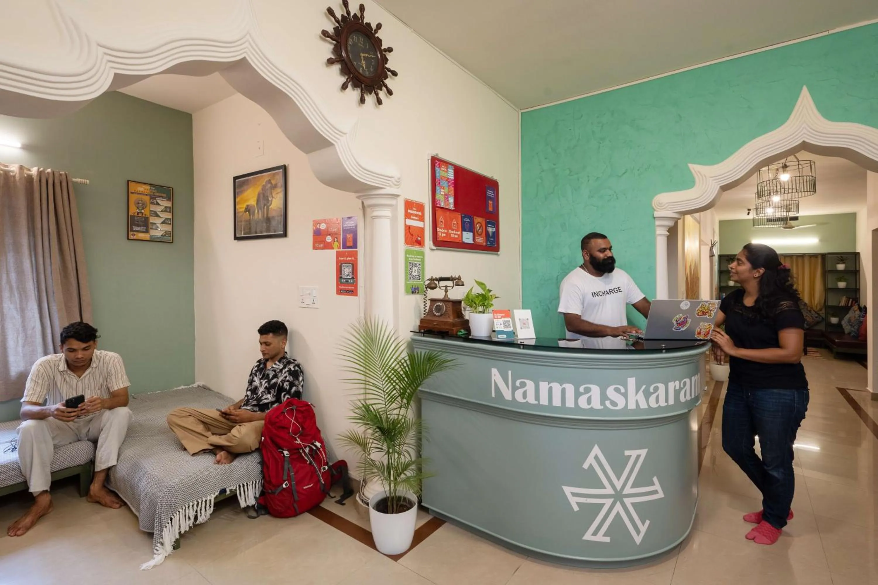 Lobby or reception in Zostel Kochi, Fort Kochi