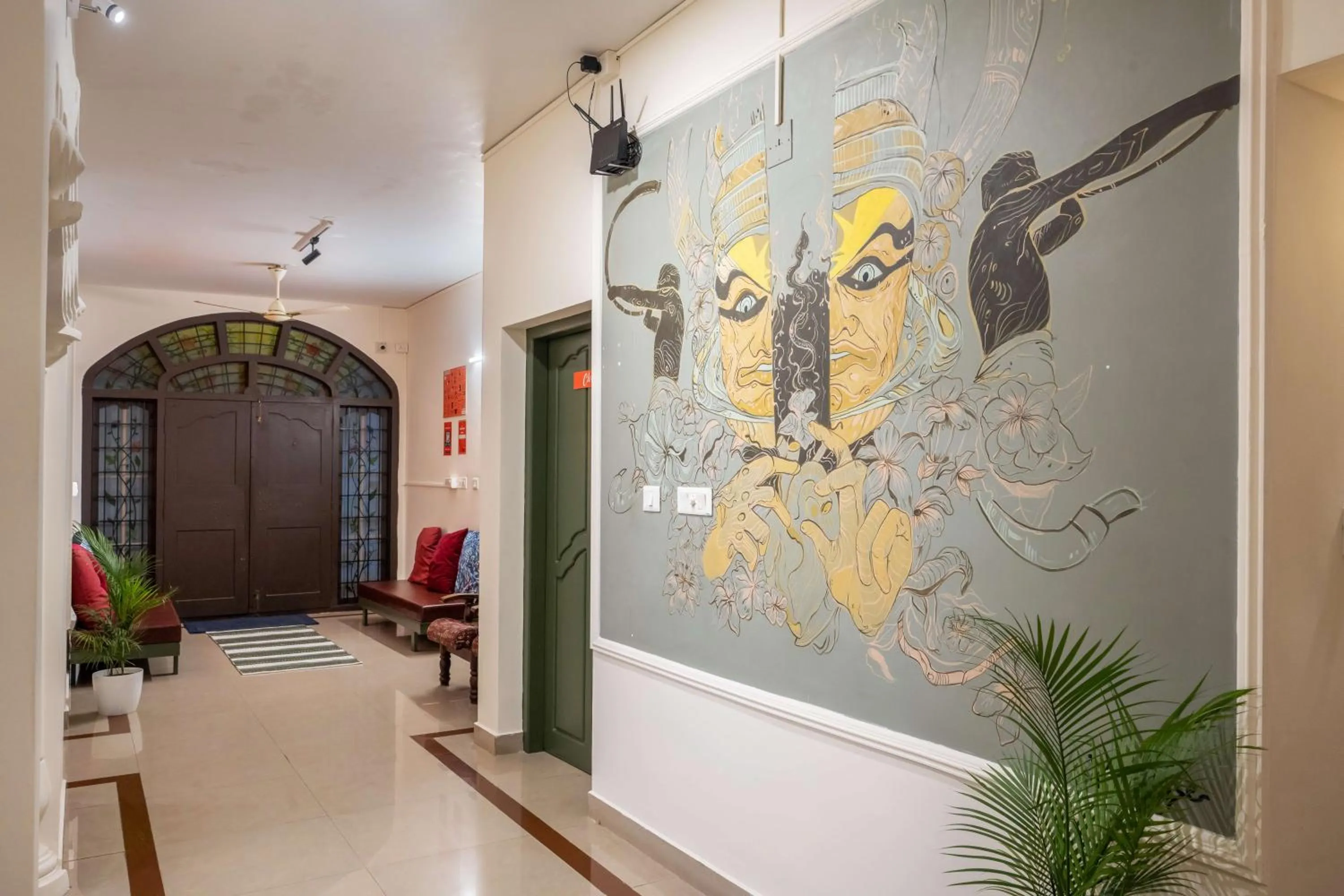 Living room in Zostel Kochi, Fort Kochi