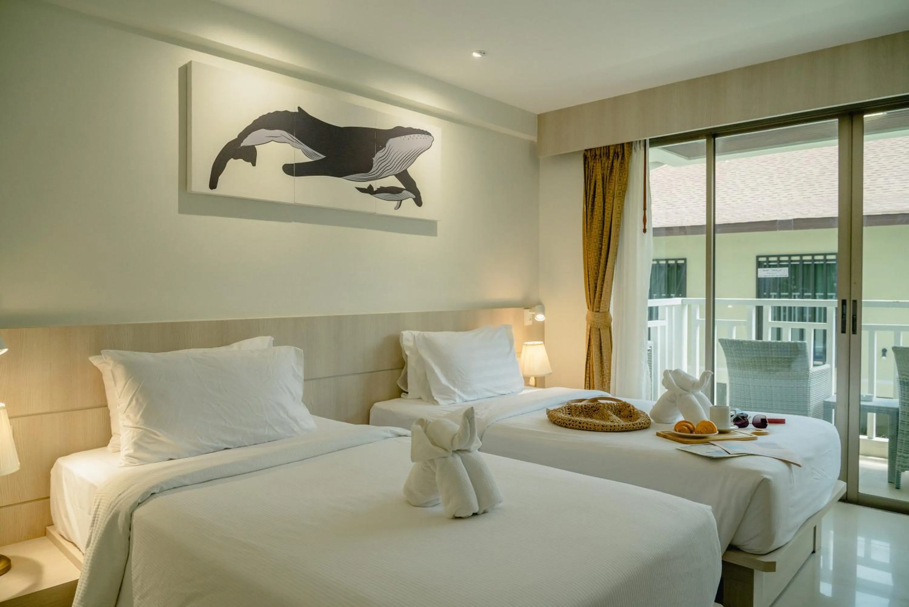 Bed in Blue Tara Hotel Krabi Ao Nang