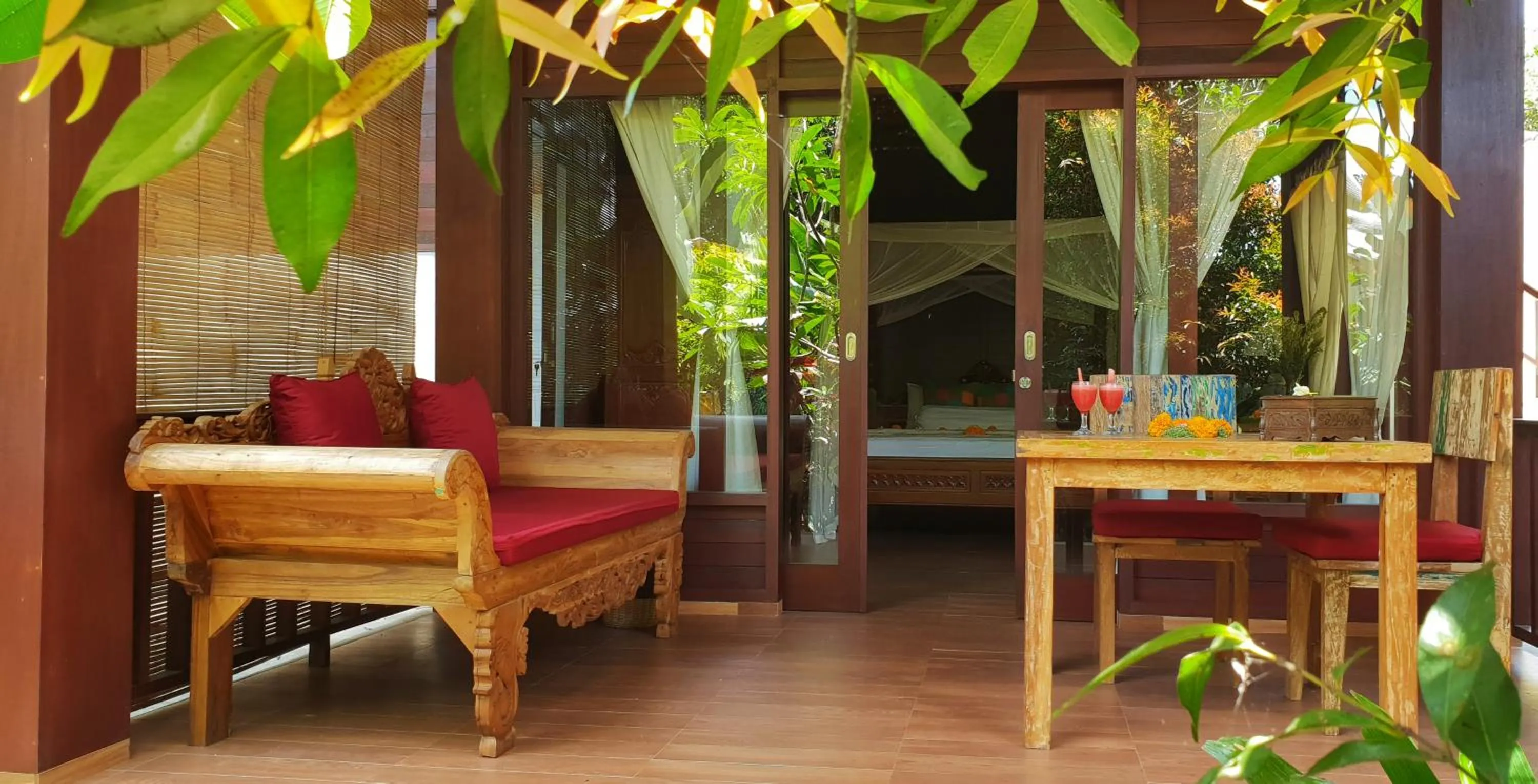 Patio in Secluded Jungle Villa