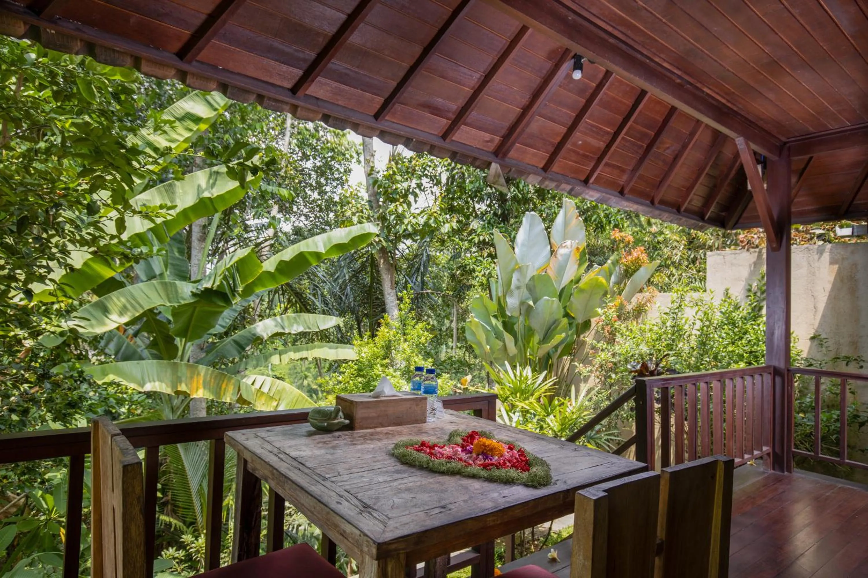 Balcony/Terrace in Secluded Jungle Villa