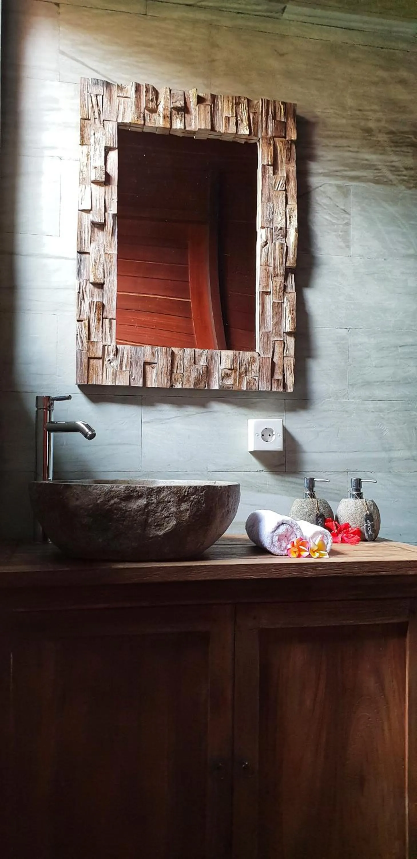 Bathroom in Secluded Jungle Villa