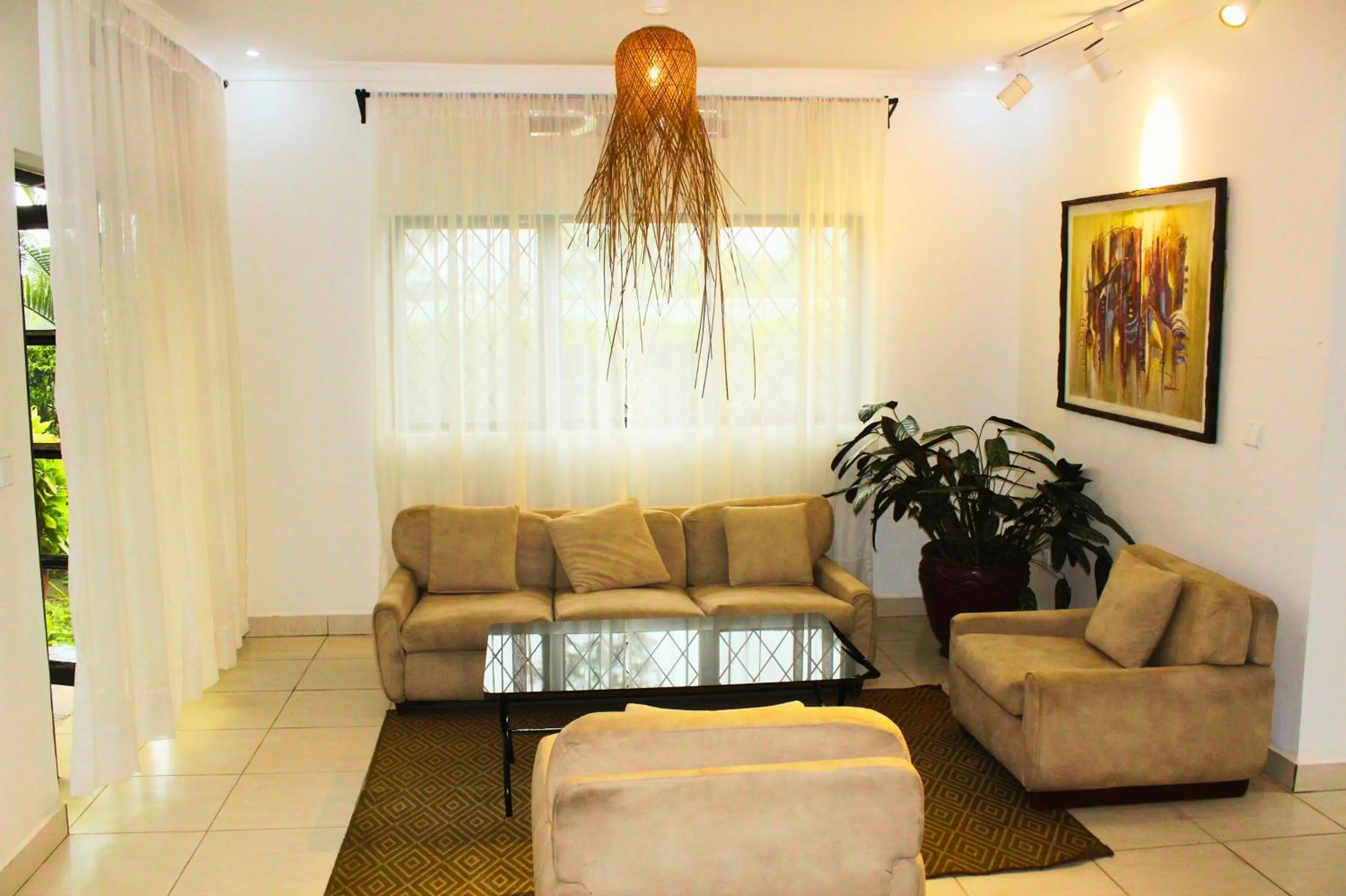 Living room in Salama Village Kigali