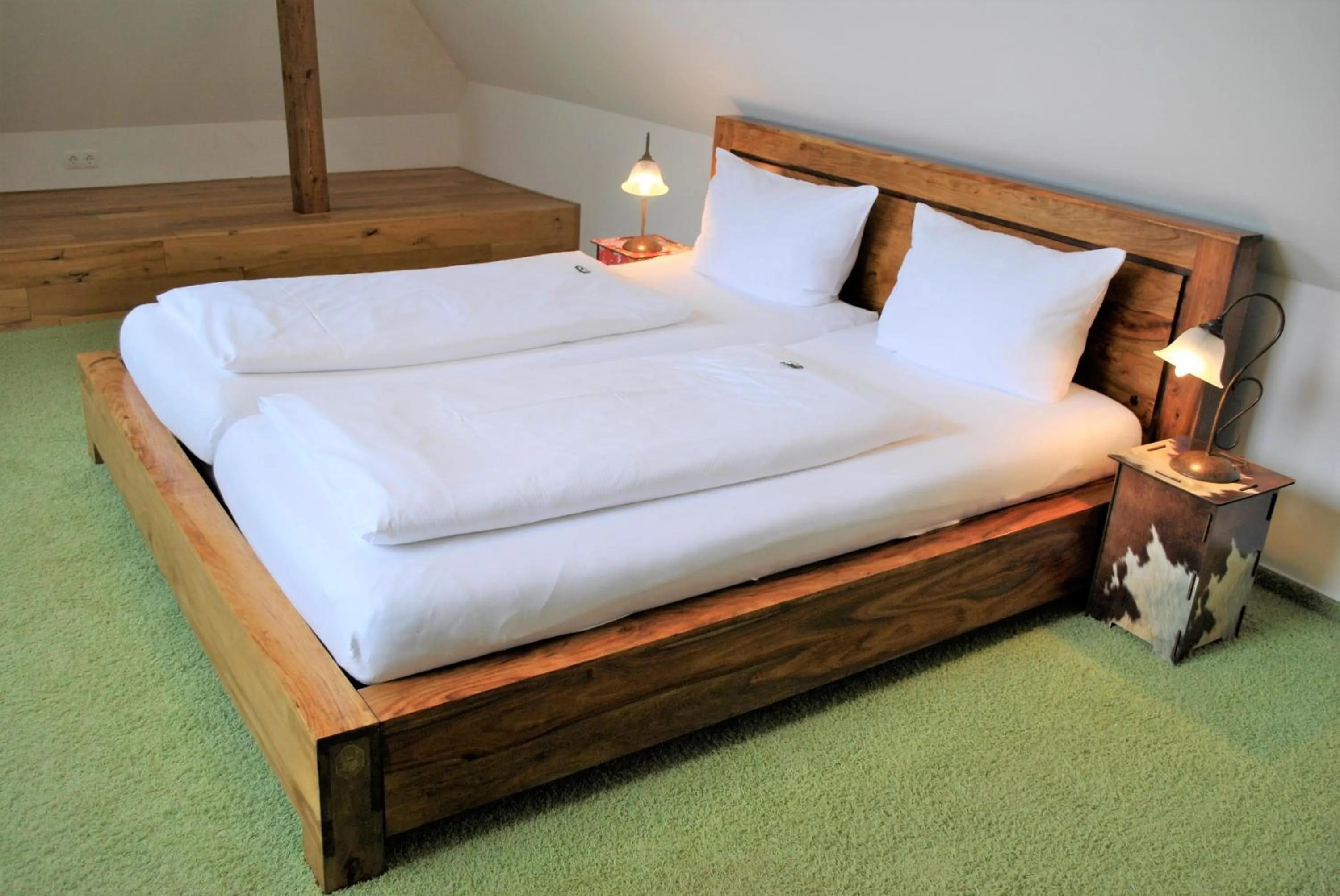 Bed in Hotel & Chalets Herrihof