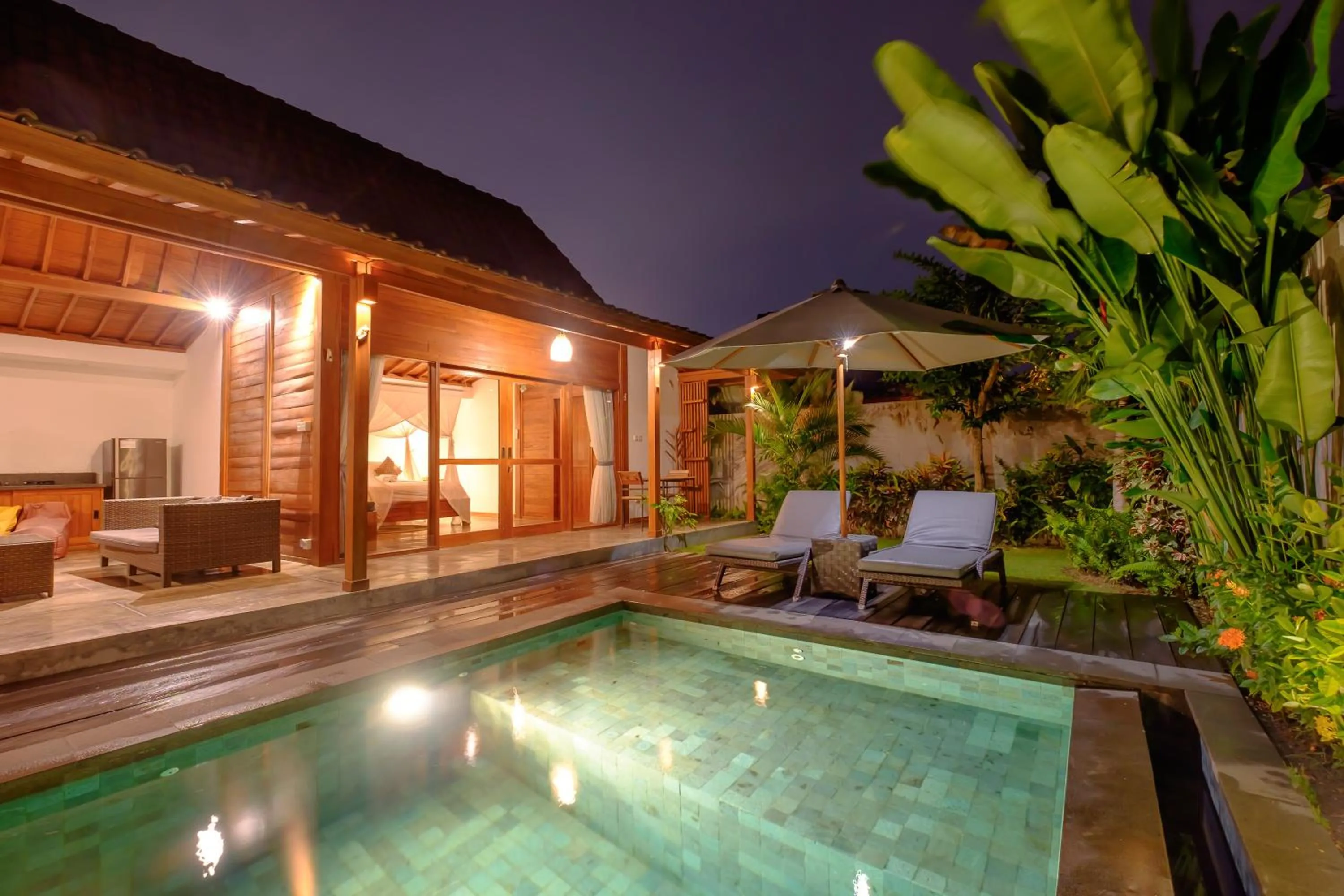 Property building in Canggu Wooden Green Paradise