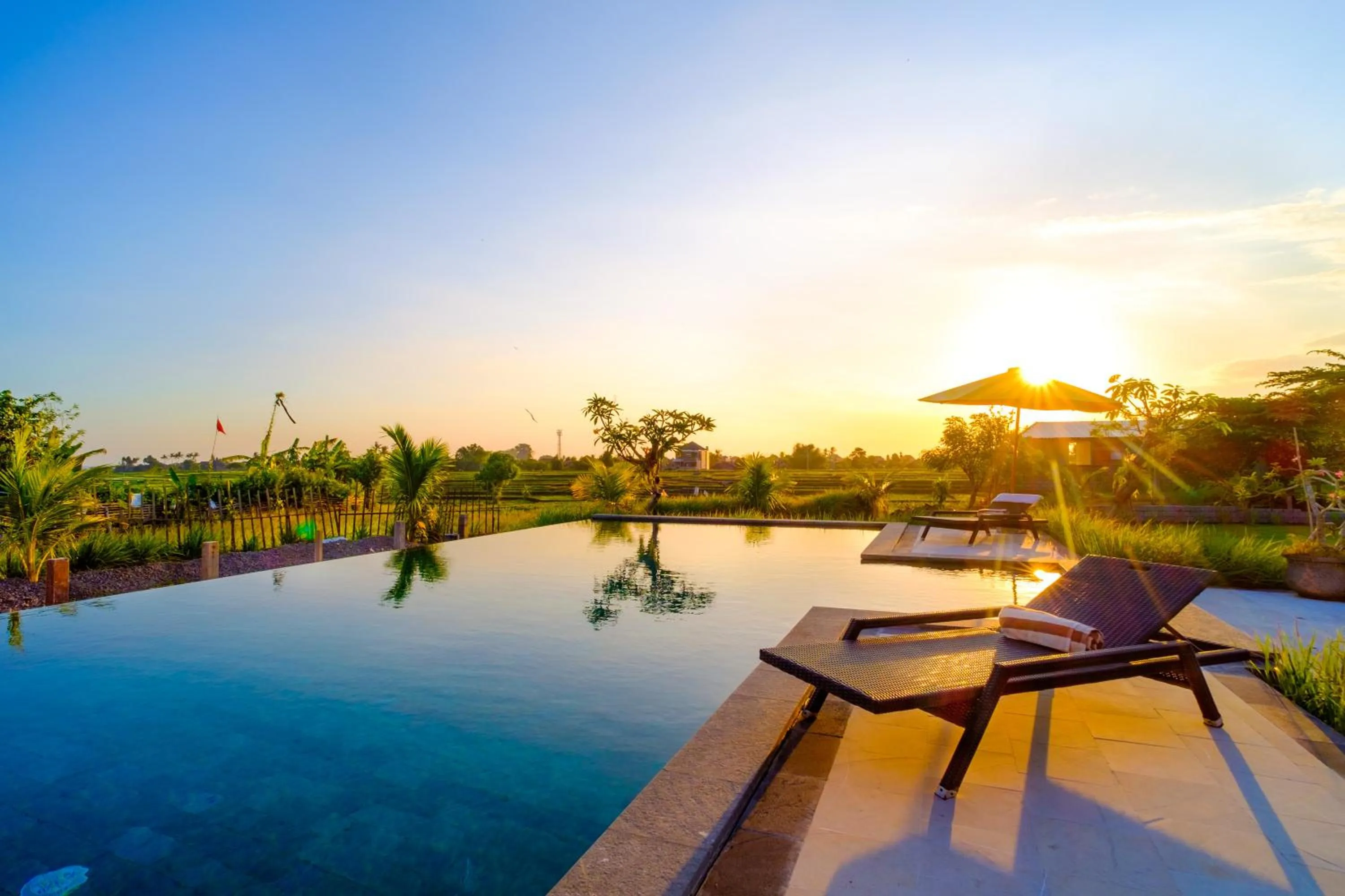 Natural landscape in Canggu Wooden Green Paradise