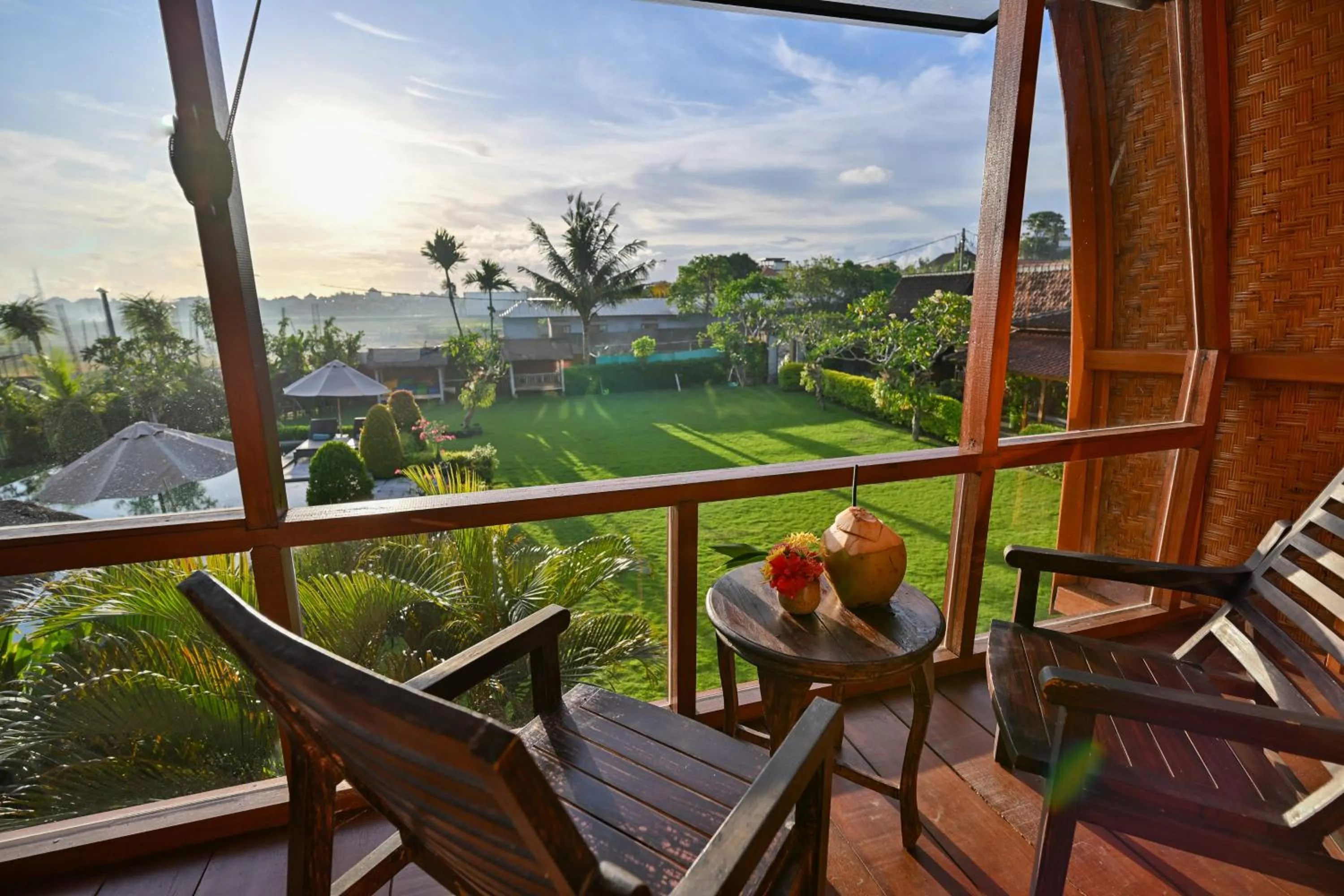 View (from property/room) in Canggu Wooden Green Paradise