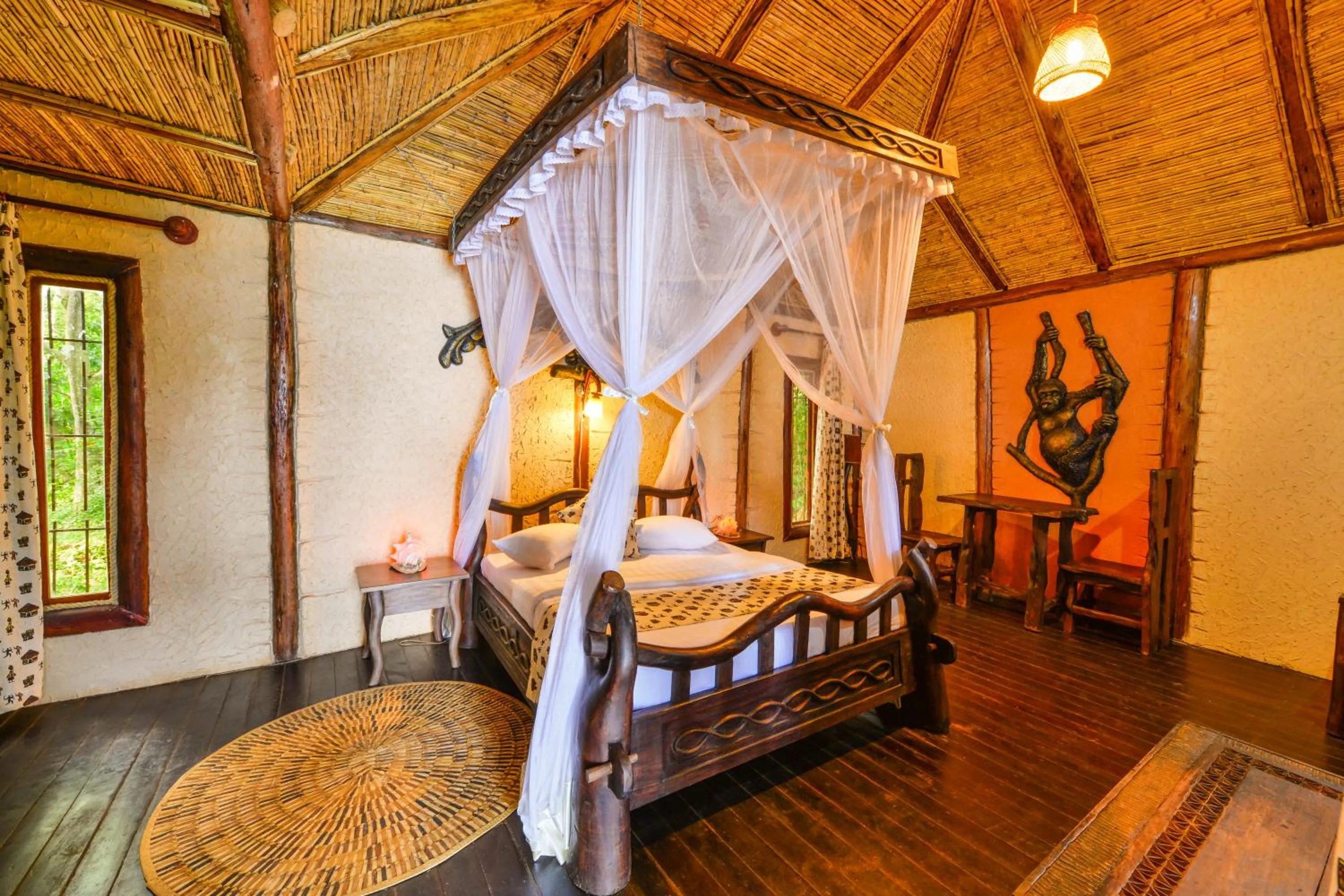 Bed in Serenada Eco Resort