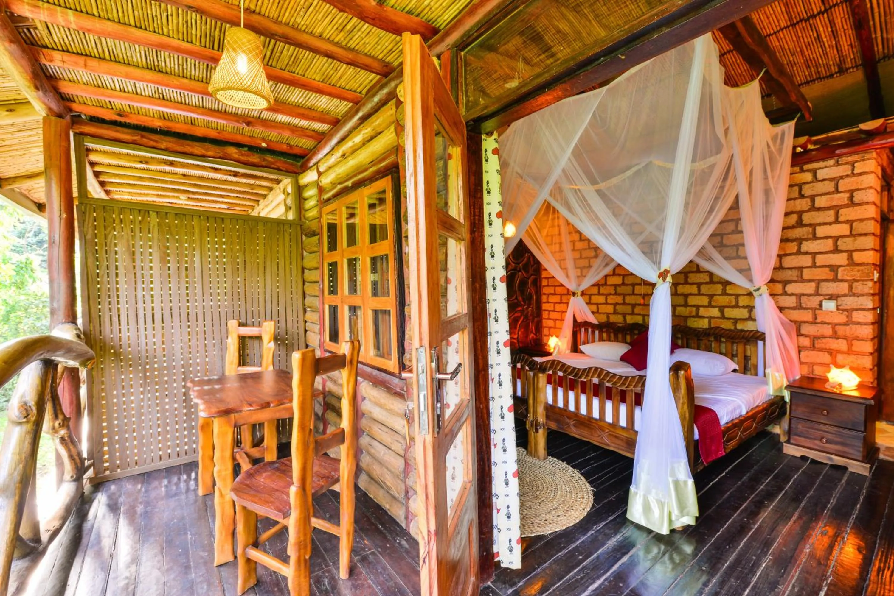Bed in Serenada Eco Resort