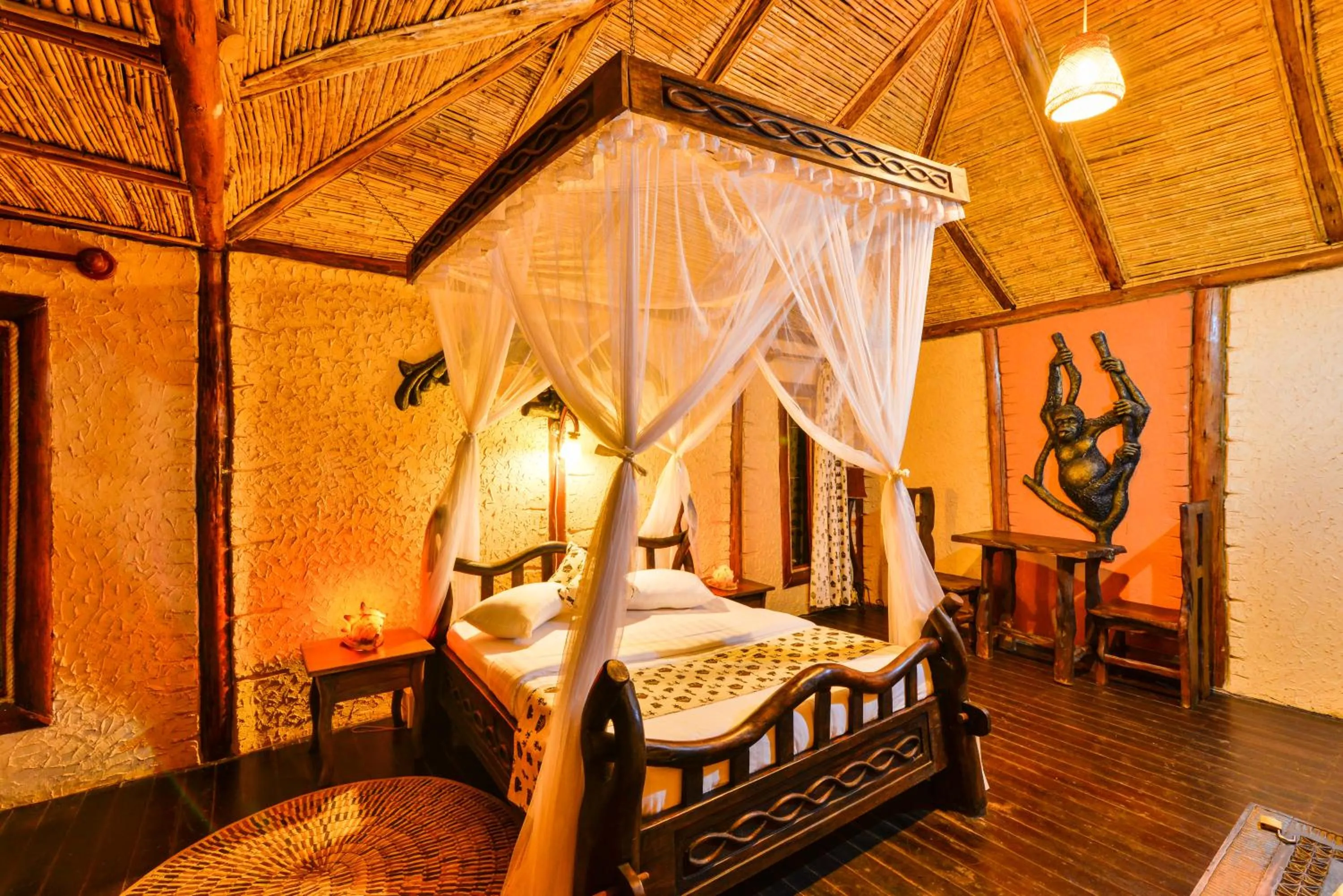 Bed in Serenada Eco Resort