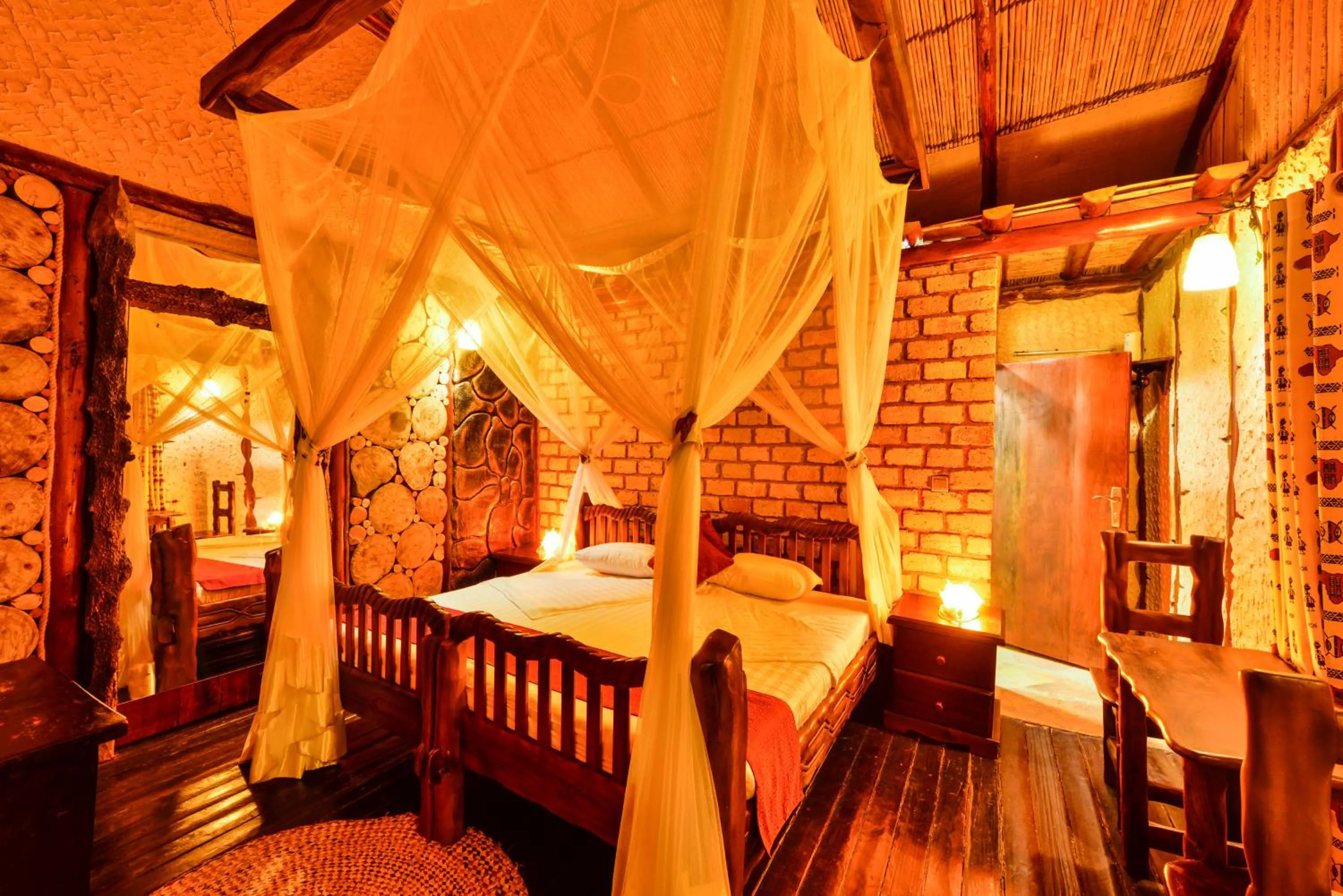 Bed in Serenada Eco Resort
