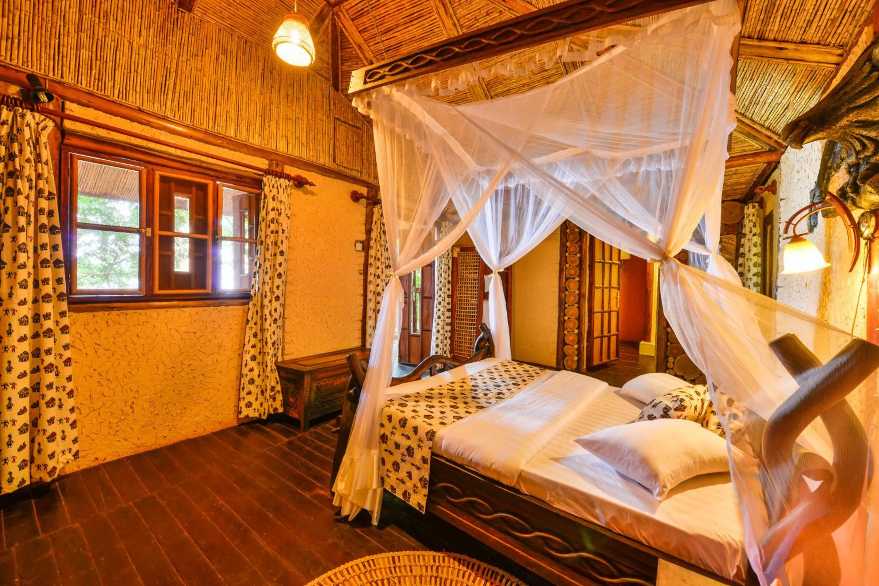 Bed in Serenada Eco Resort
