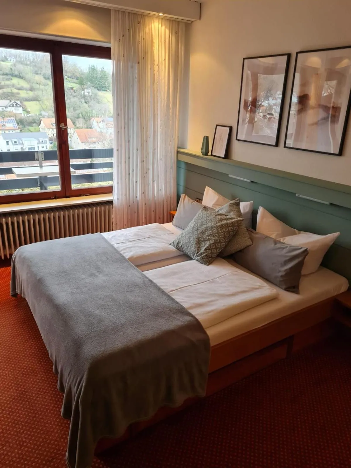 Bed in Haus am Wald