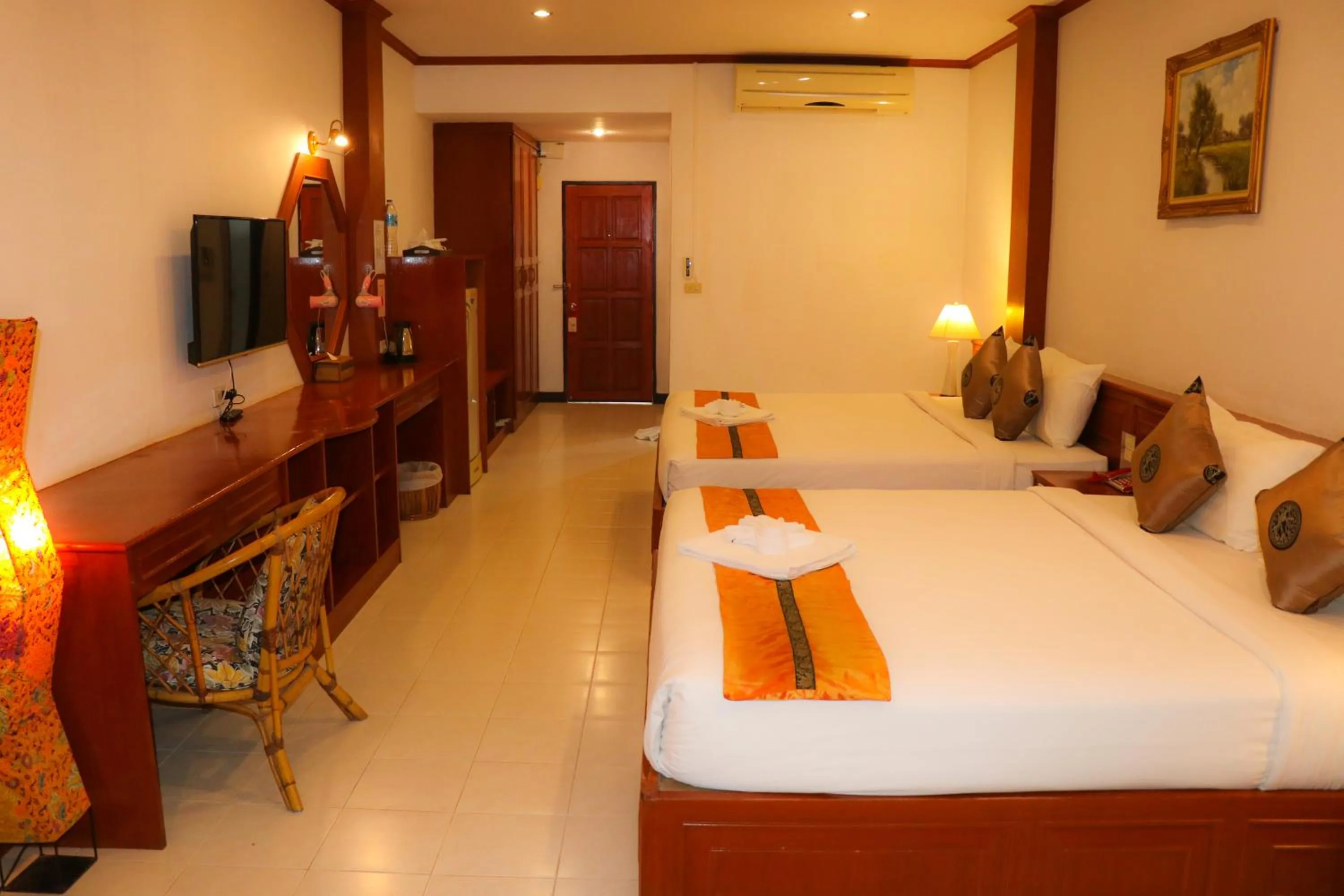 Living room, Bed in Andaman Seaside Resort Bangtao Beach