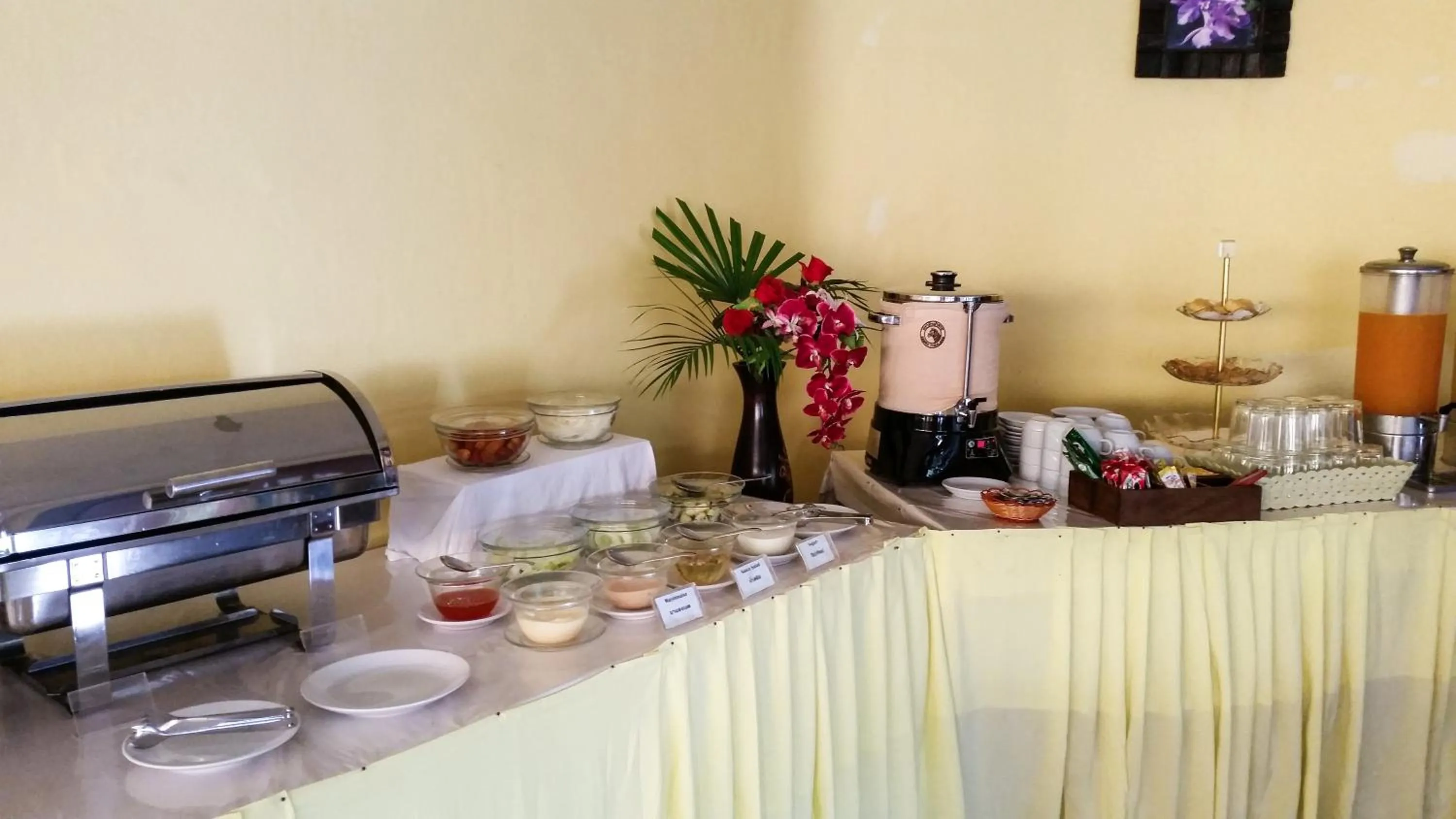 American breakfast in Andaman Seaside Resort Bangtao Beach