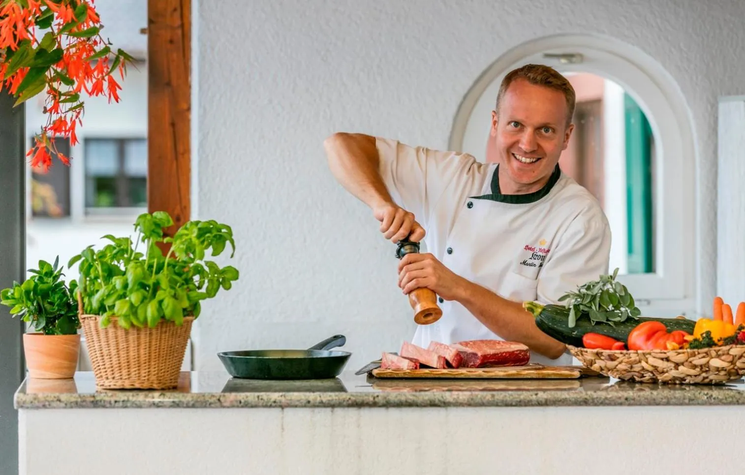 Balcony/Terrace in Hotel Restaurant Krone & Wellness - Schopfheim