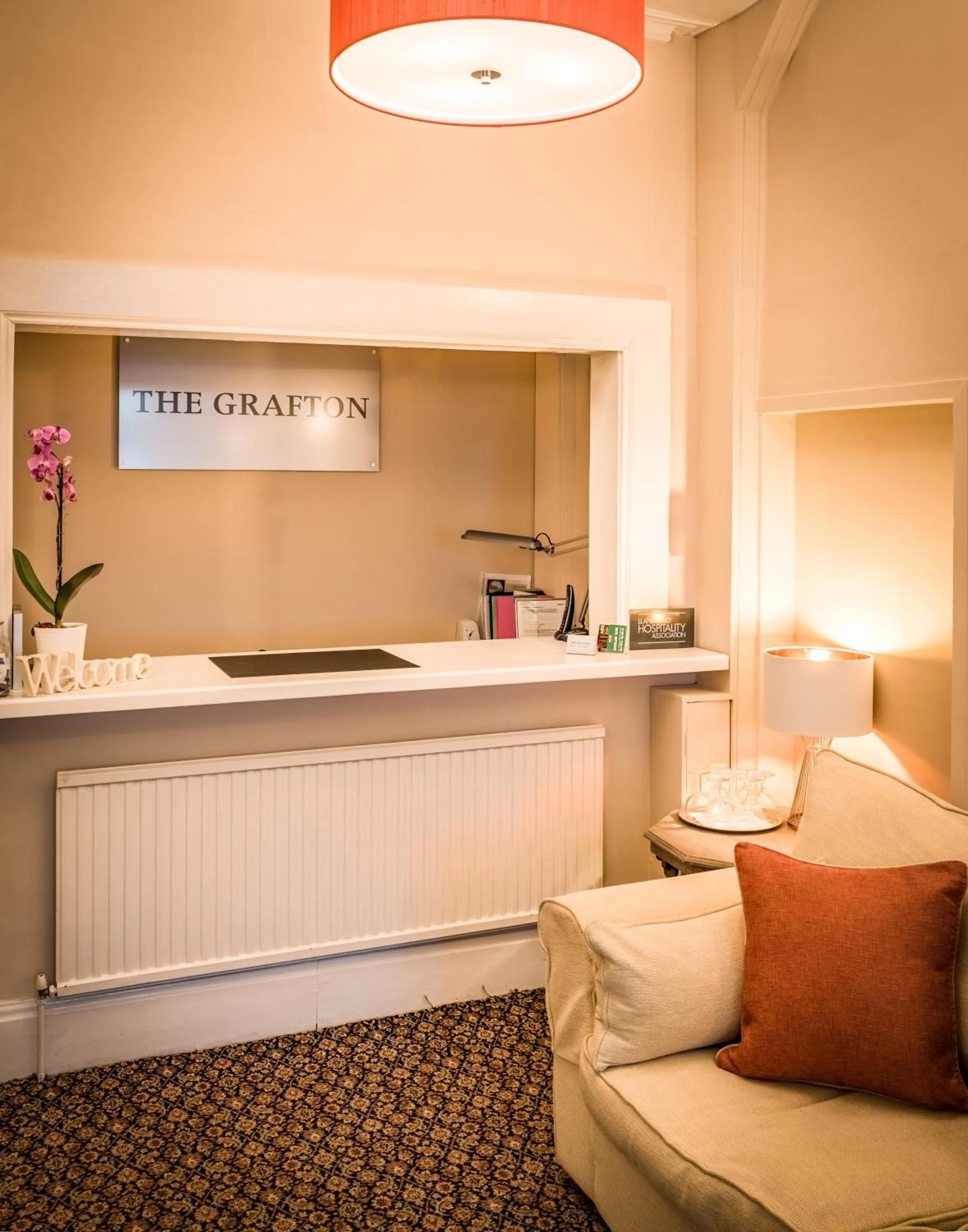 Lobby or reception in The Grafton Guest House