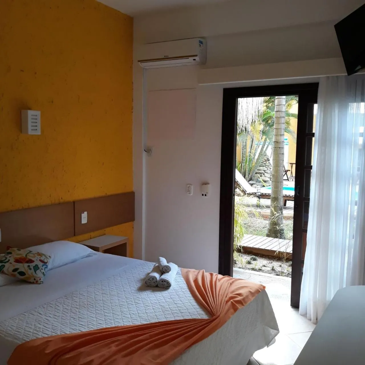 Bed in Pousada Dom Capudi