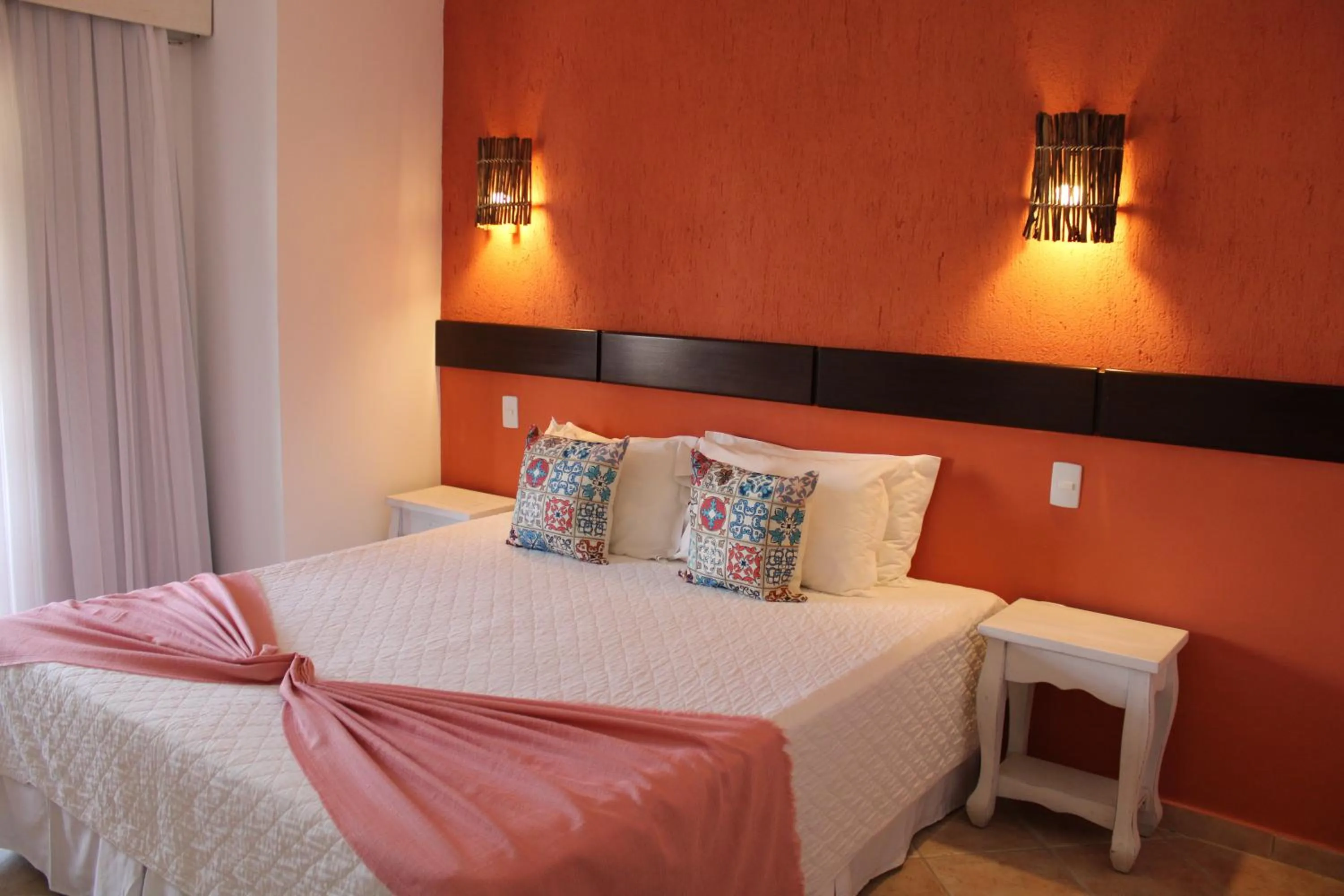 Bed in Pousada Dom Capudi