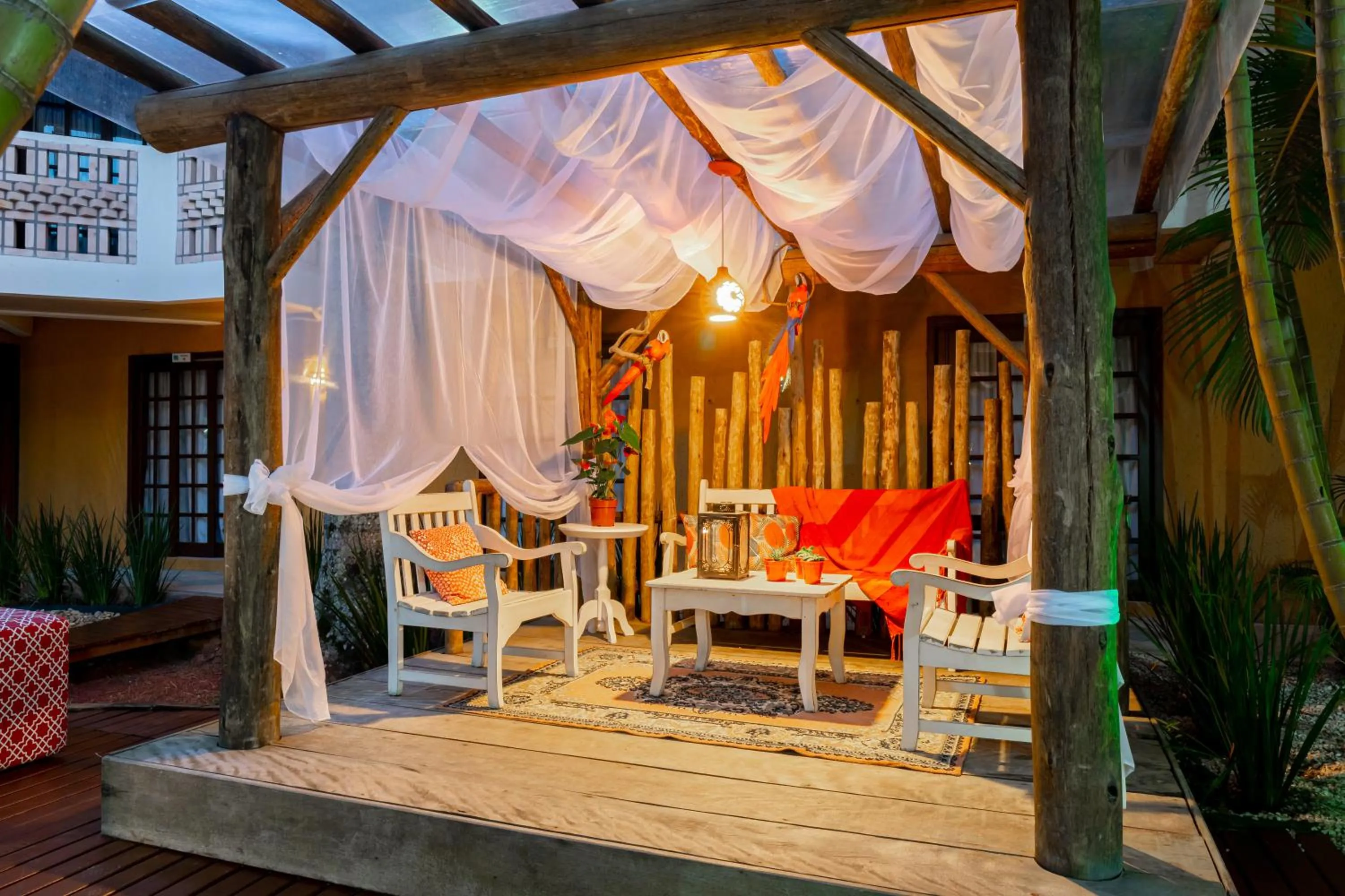 Patio in Pousada Dom Capudi