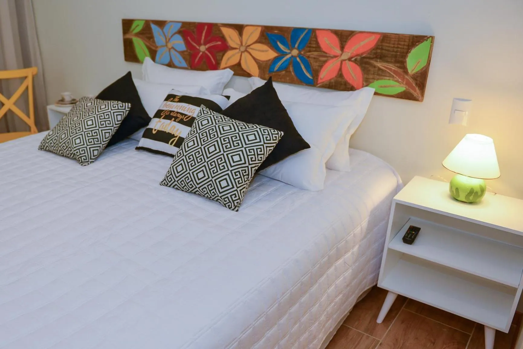 Bed in Pousada Dom Capudi